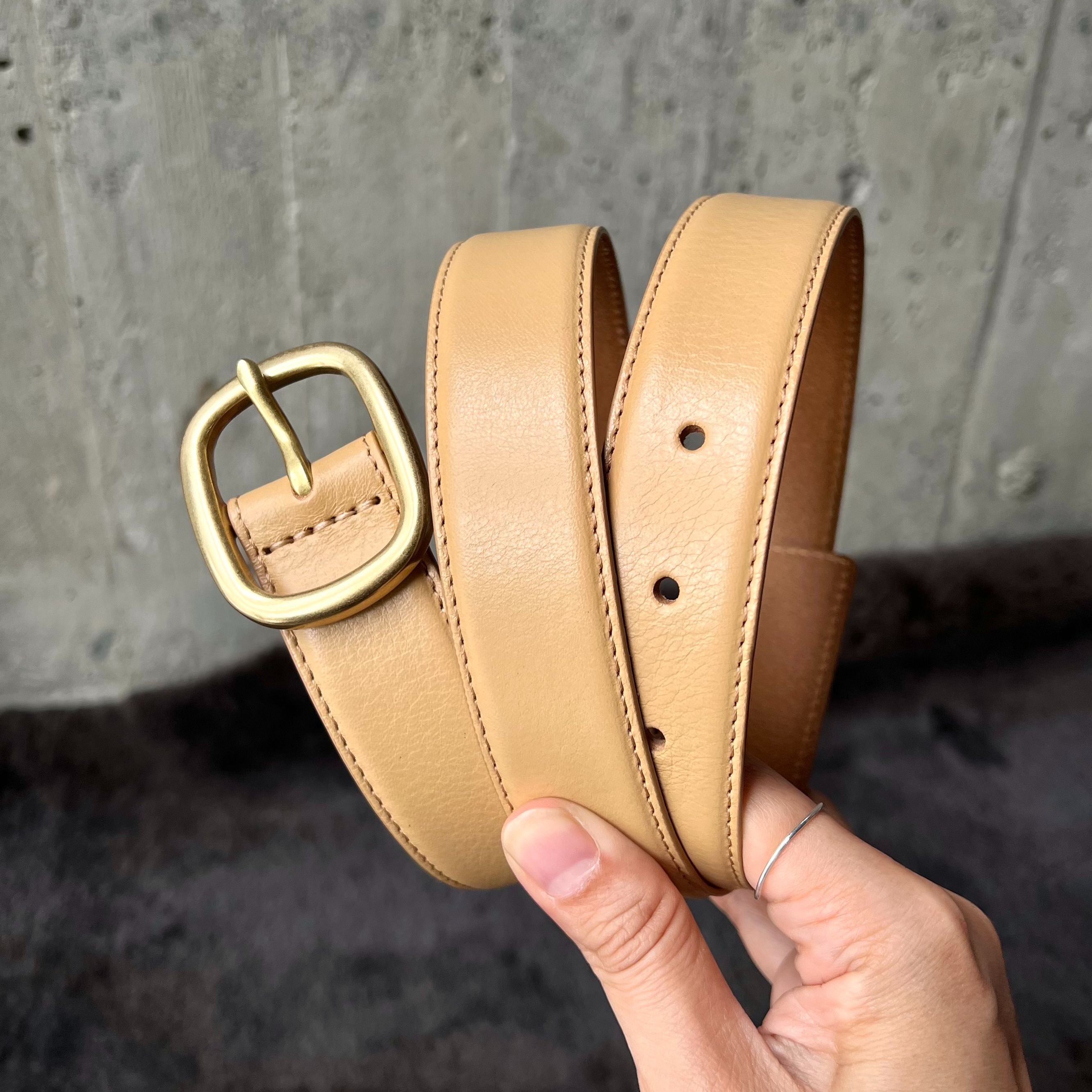 3.0cm皮帶 5.淺駝色