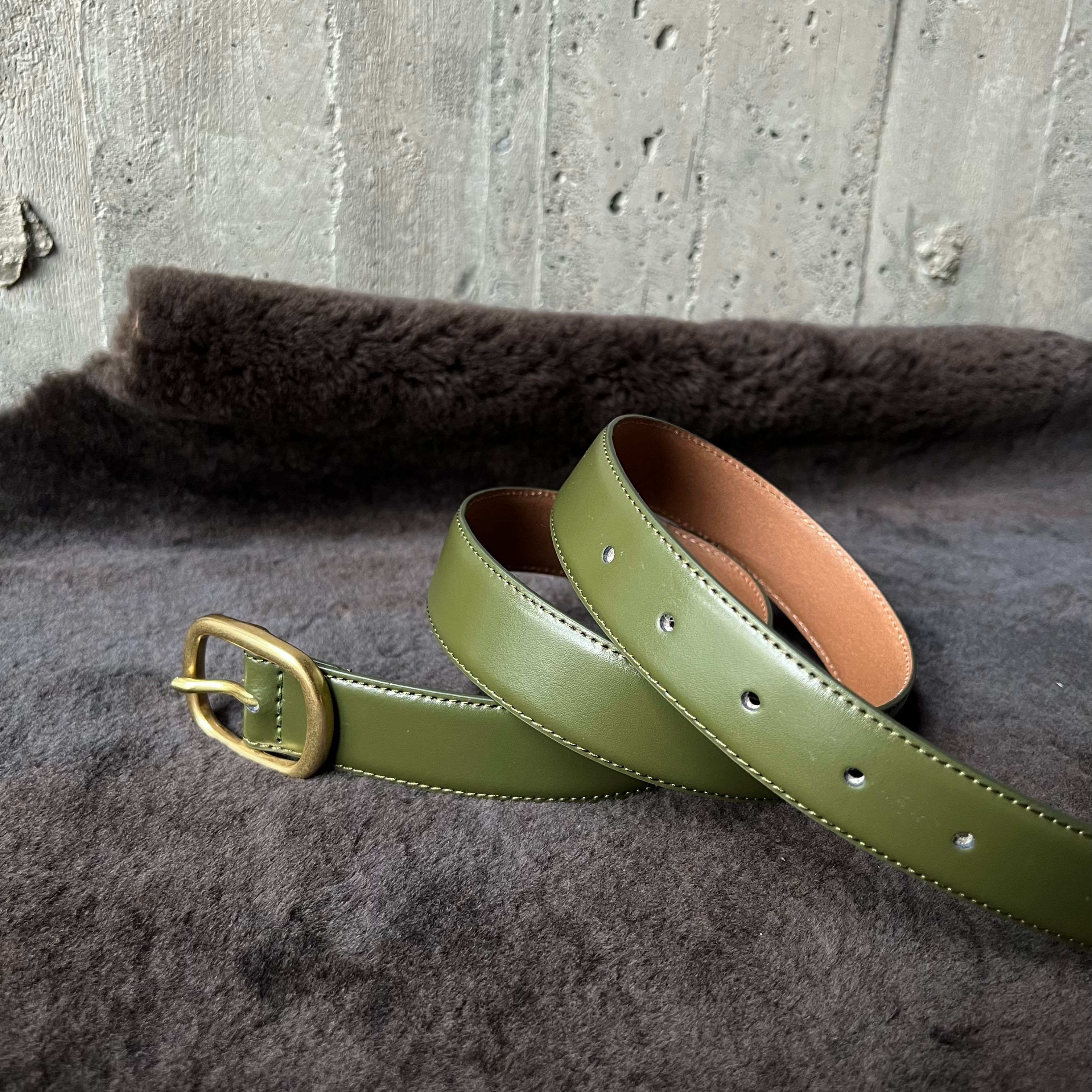 3.0cm皮帶 6.草綠