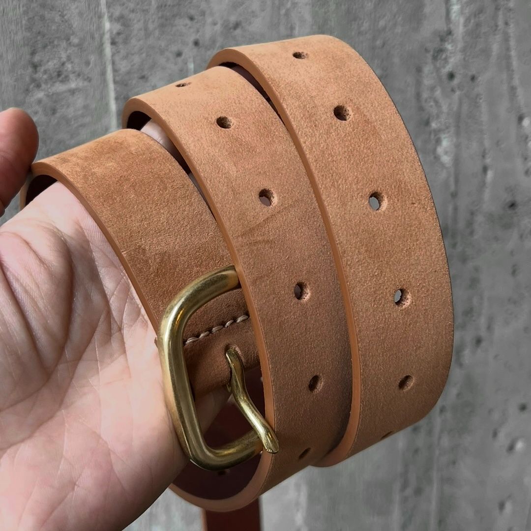 3.0cm皮帶 15.絨面淺棕