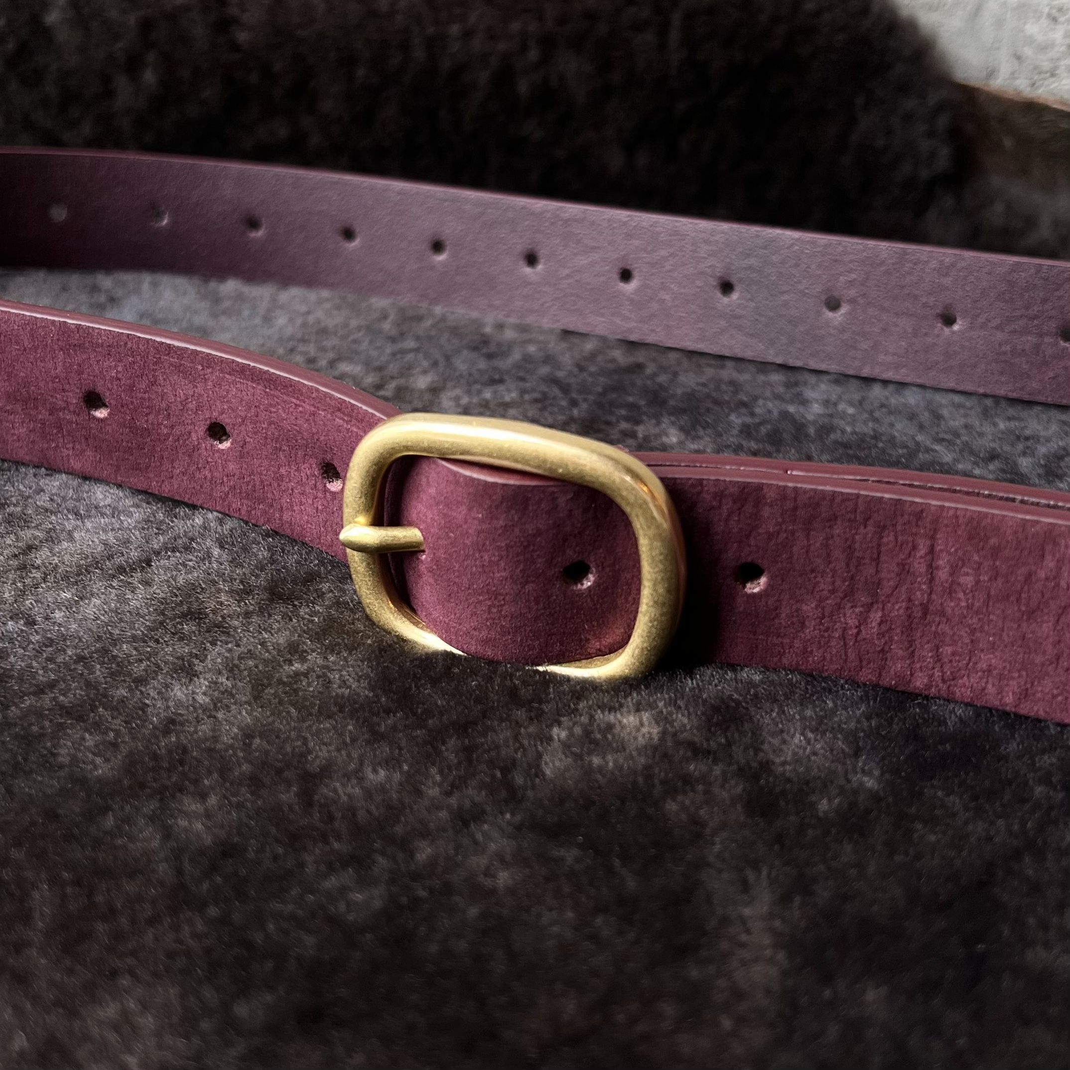 3.0cm皮帶 16.絨面波爾多