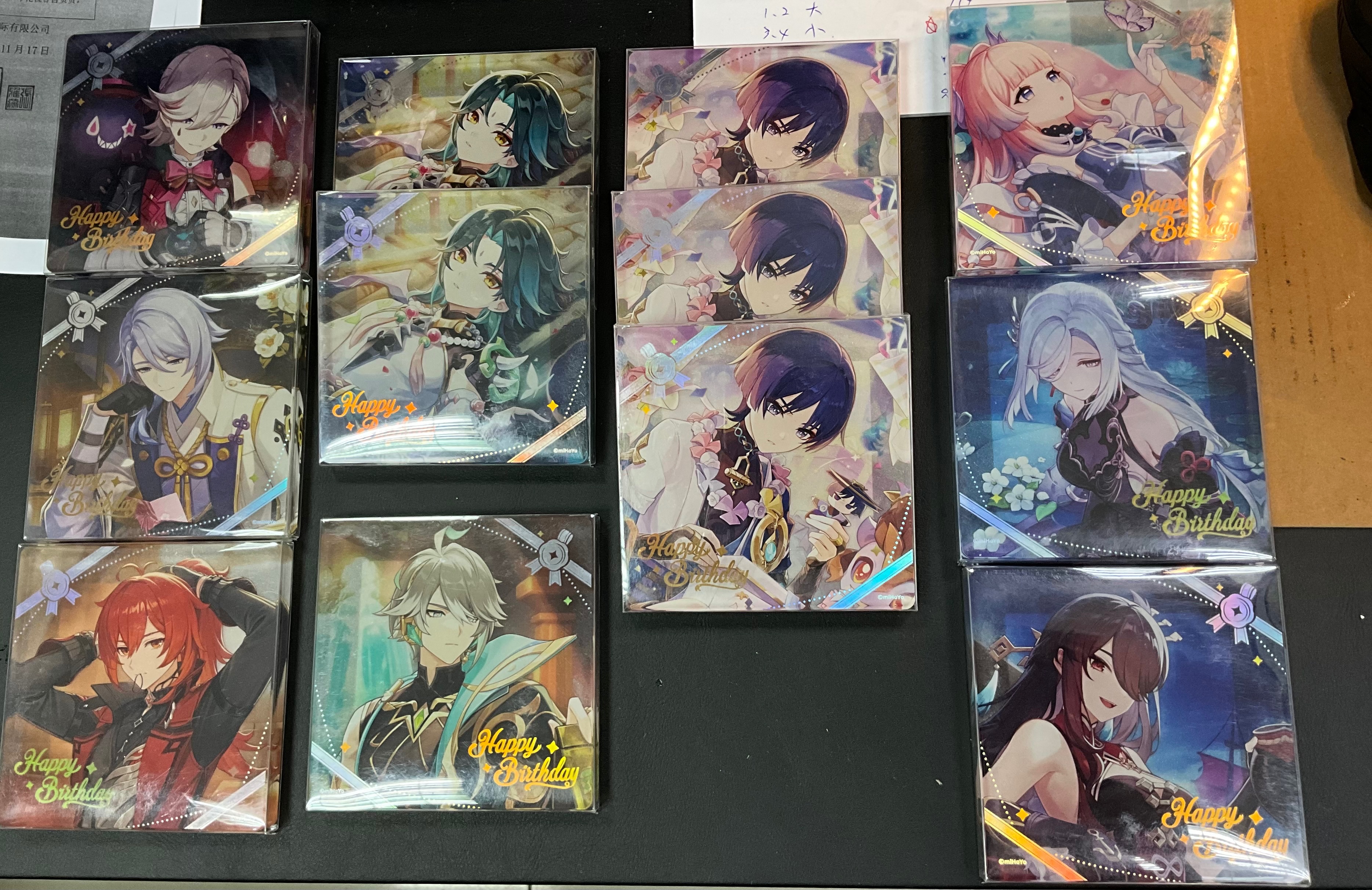 2025命定之日生日厚壓克力杯墊（可當壓克力磚谷美）