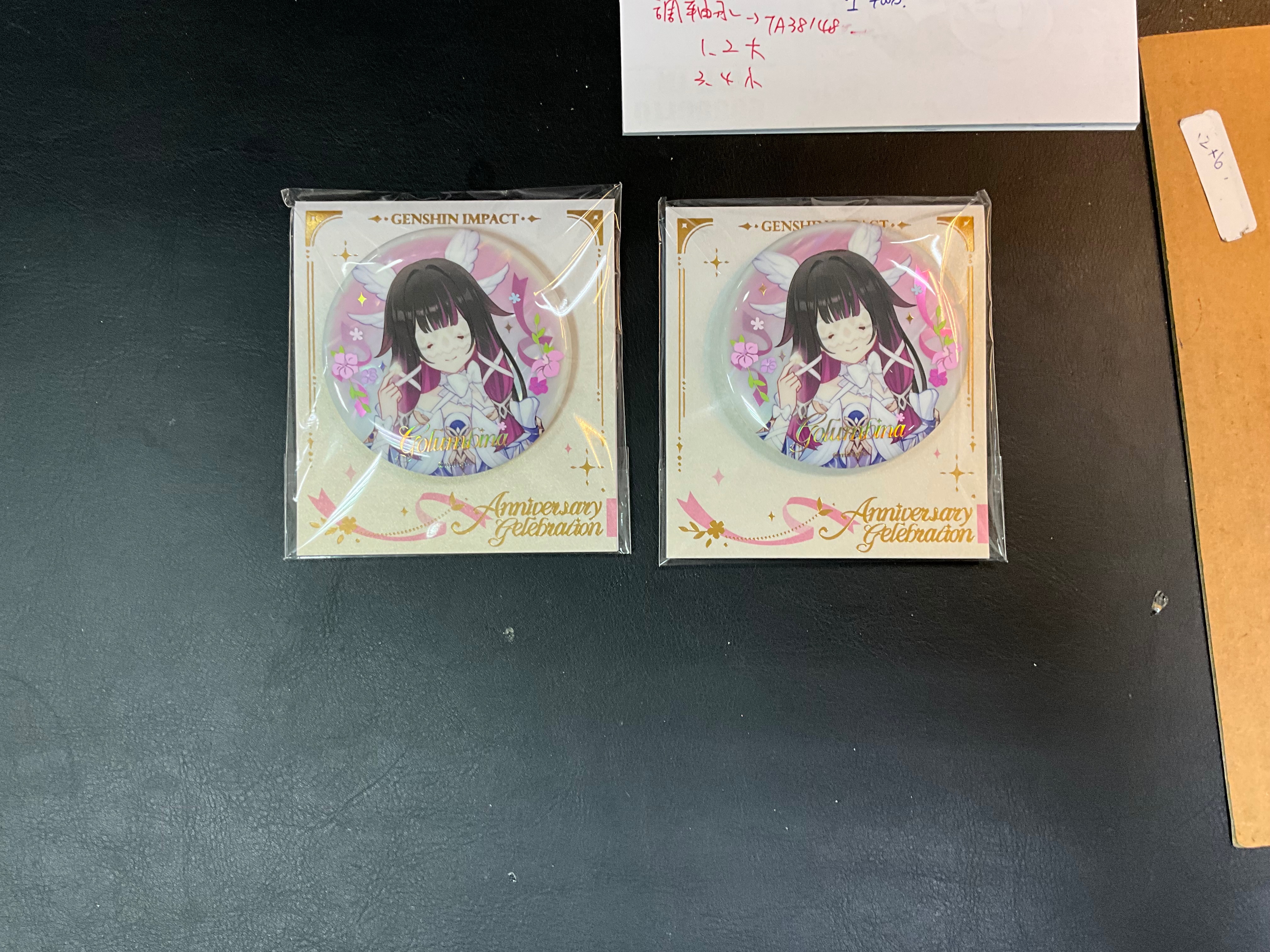 週年慶典系列徽章（名字有浮雕感！）