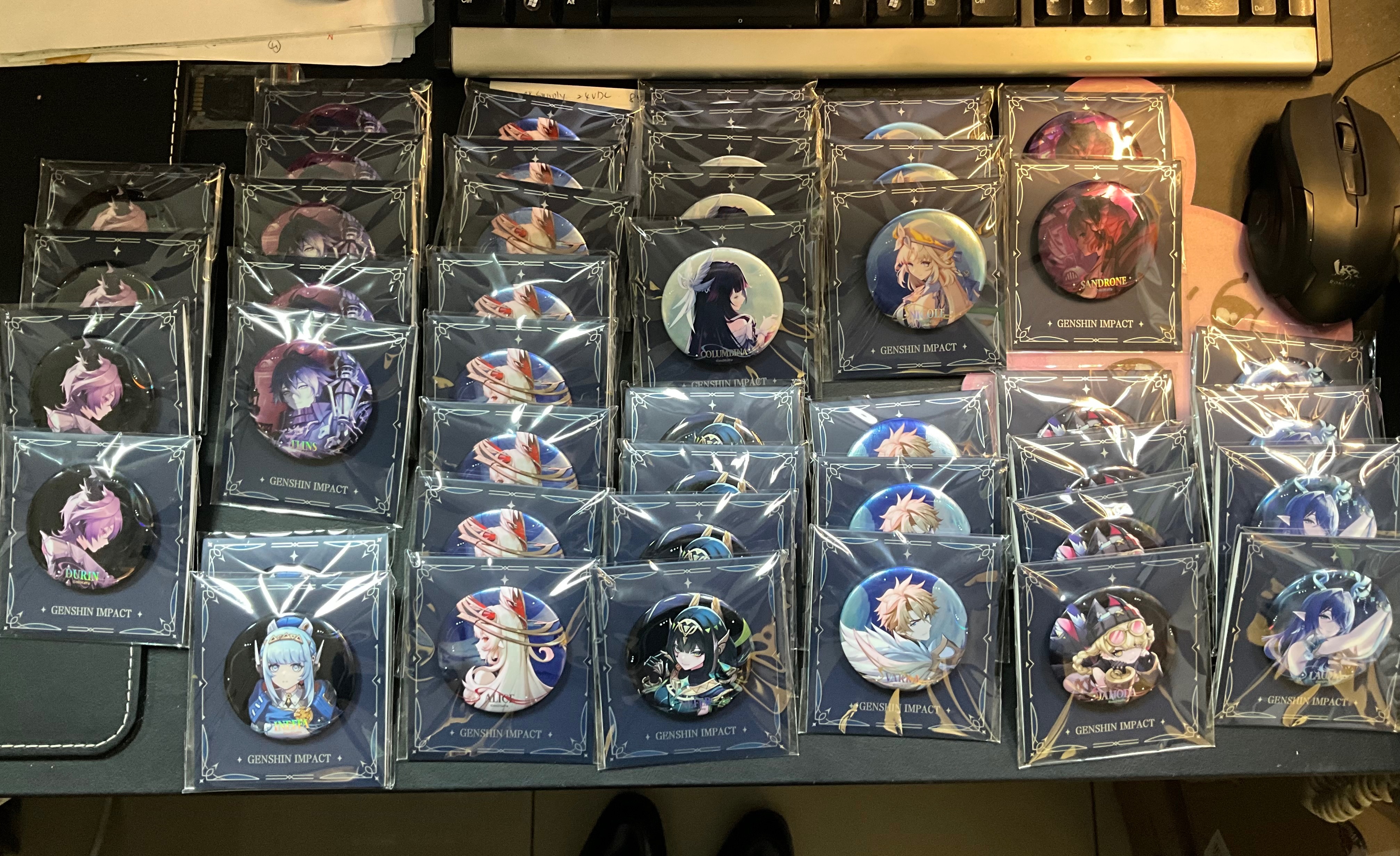 挪德卡萊-空月之歌主題徽章