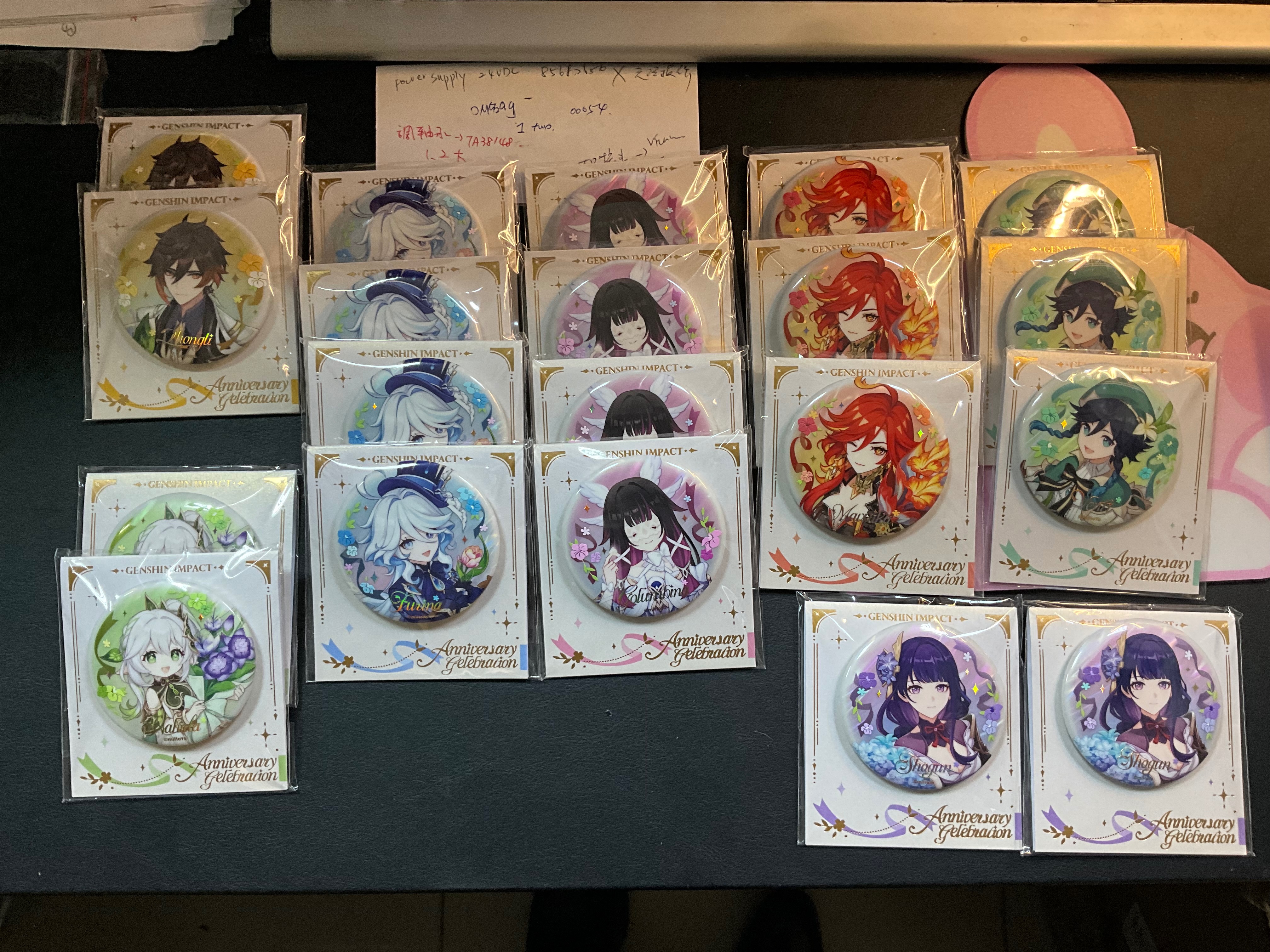 週年慶典系列徽章（名字有浮雕感！）