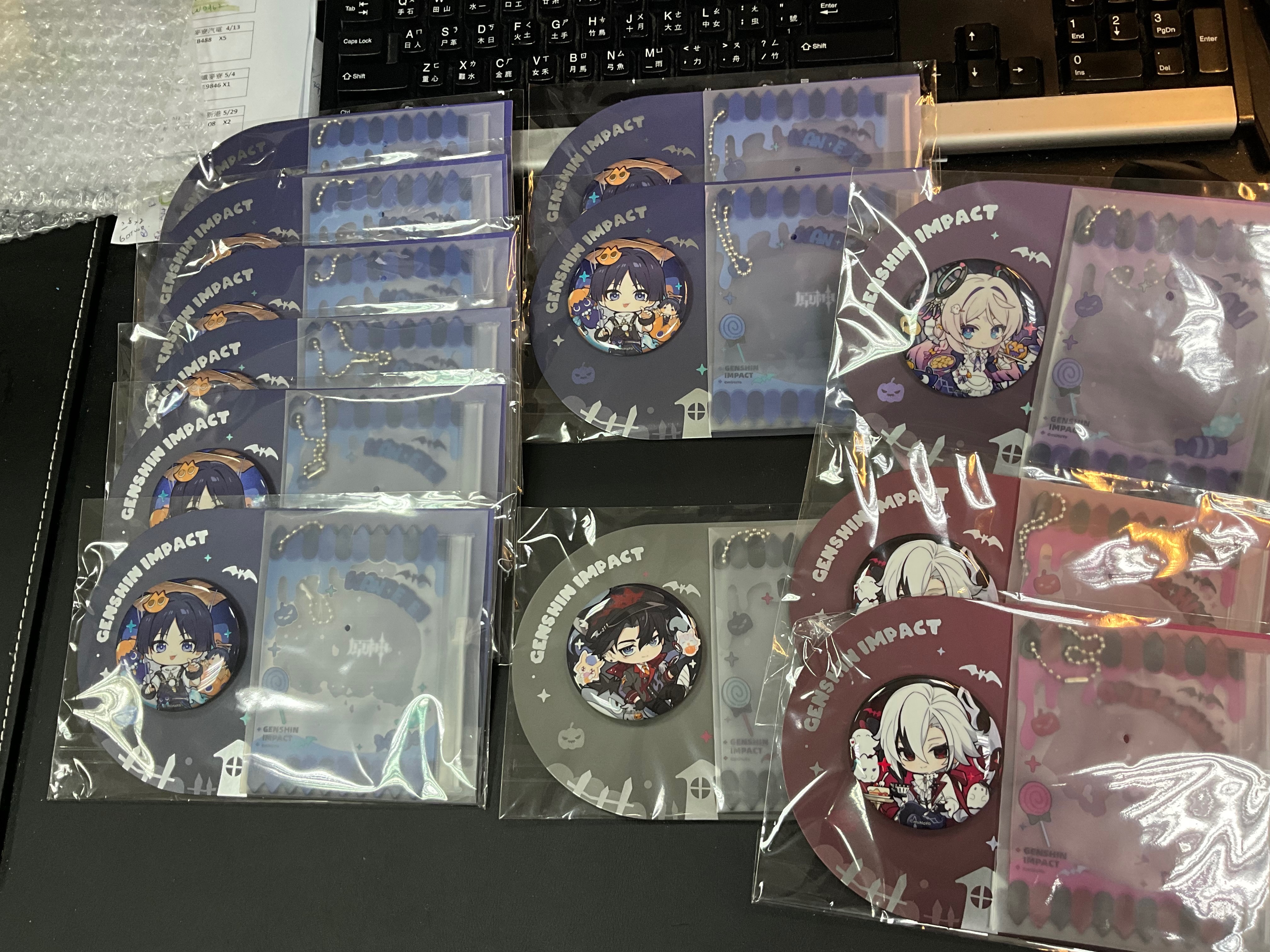 幽夜綺想系列-徽章＆徽章套組