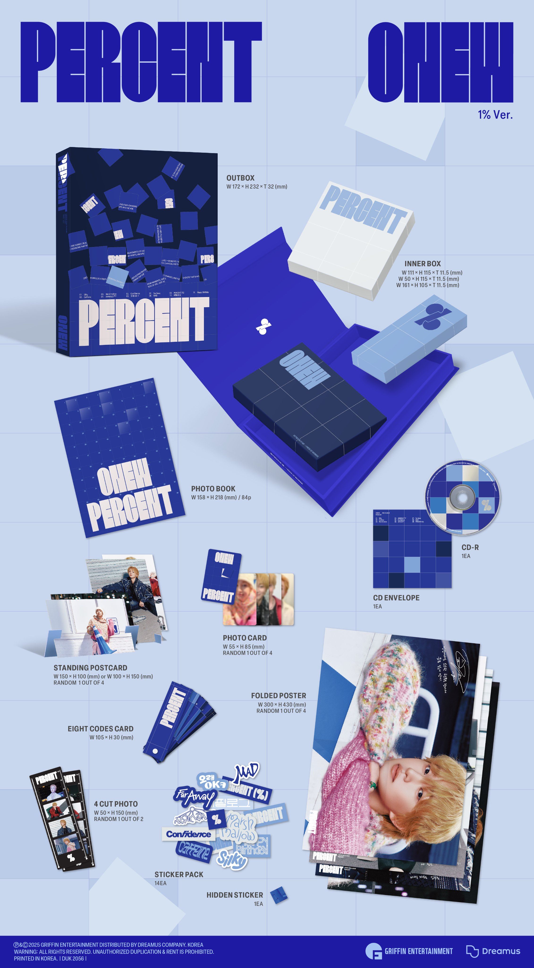 ONEW 2ND ALBUM [PERCENT]