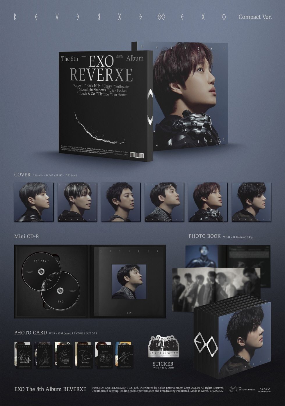 EXO 正規八輯 [ REVERXE ]