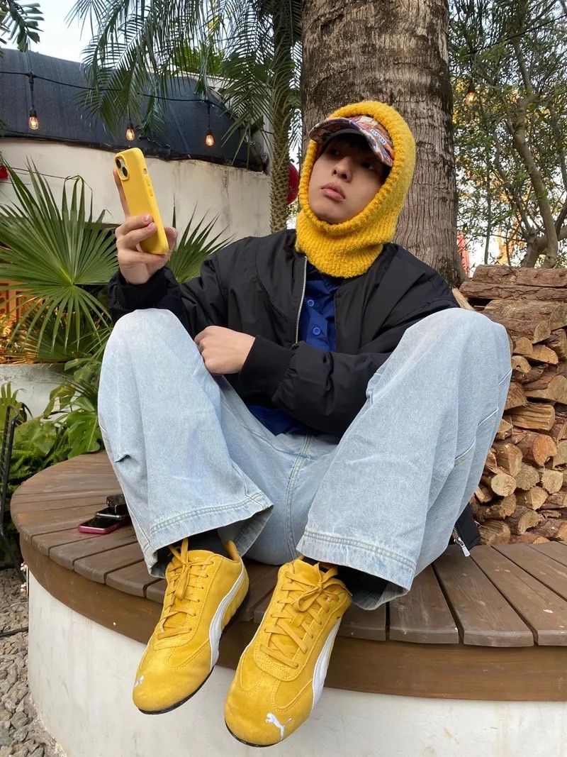 ＜預購＞PUMA S p e e d c a t A r c h i v e 黃白 芥末黃 賽車鞋 398846-06