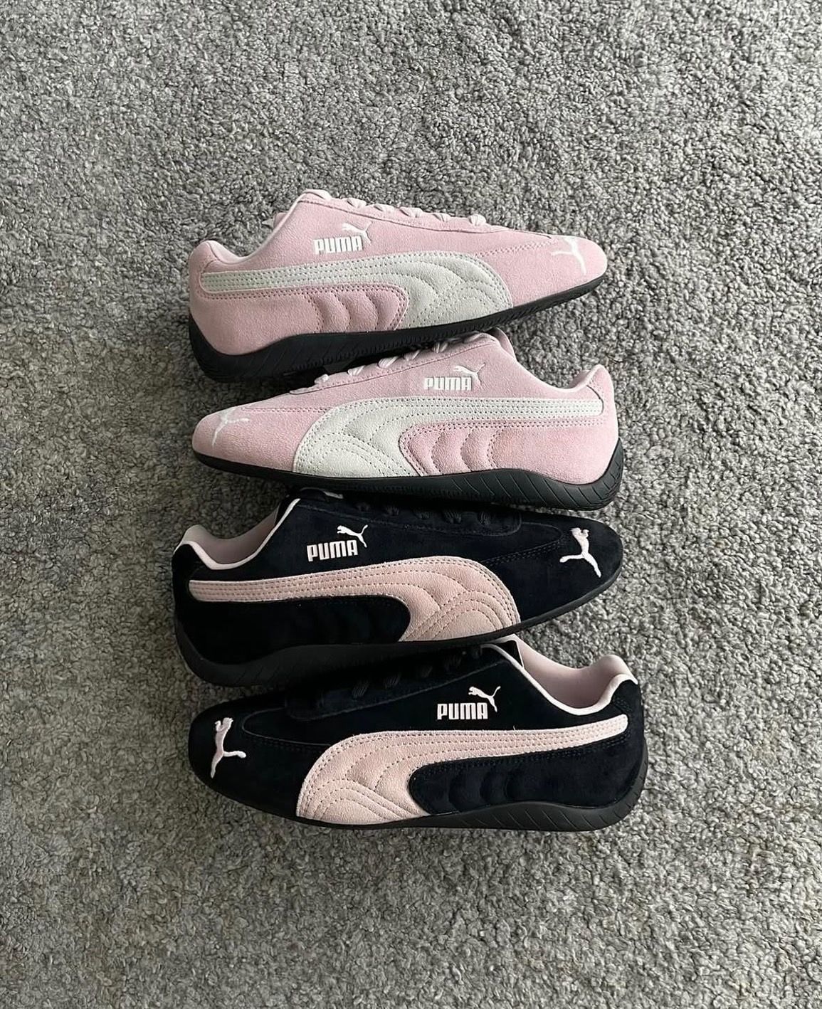 ＜預購＞PUMA S p e e d c a t A r c h i v e 粉白 黑粉 賽車鞋 398846-040