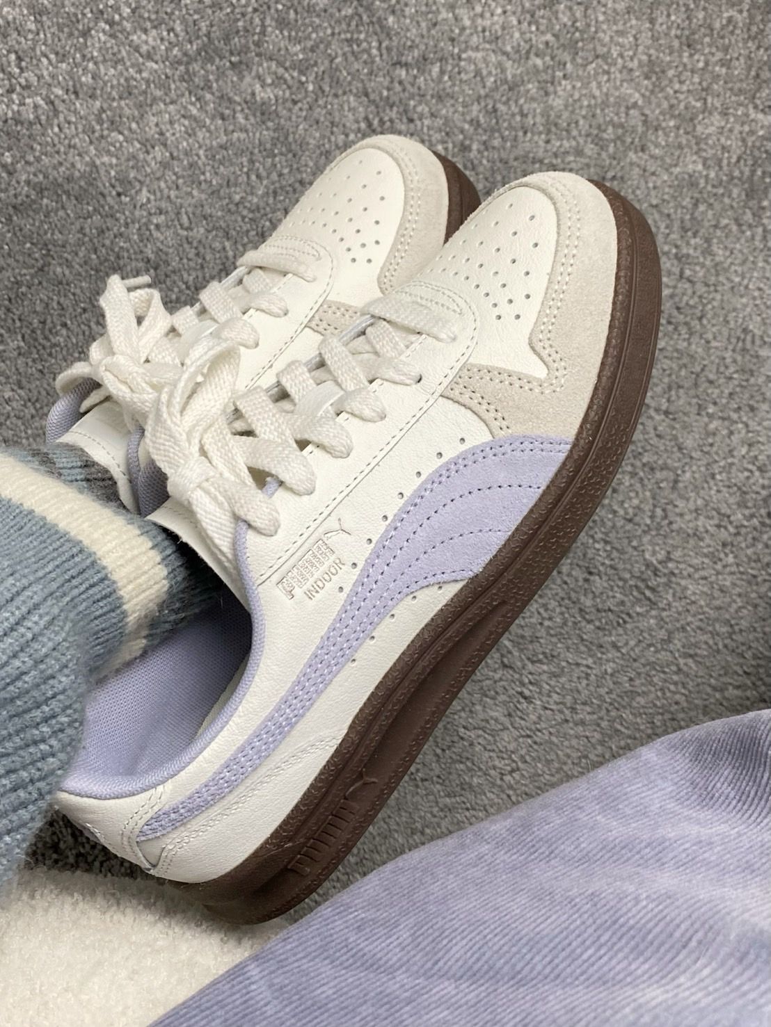 ＜預購＞PUMA emmi X PUMA INDOOR 薰衣草 401360-04