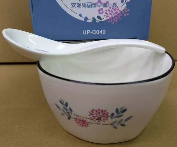 安妮兔方型一碗一匙禮盒