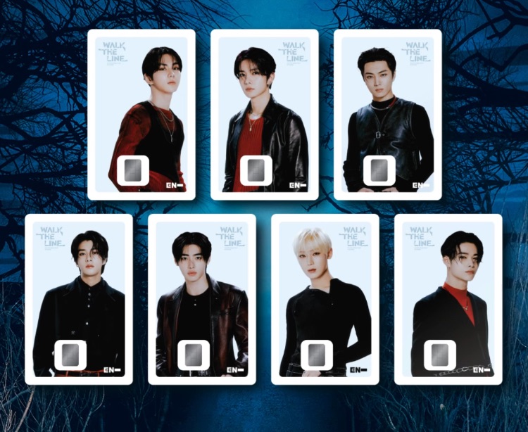 NAMANE CARD WITH ENHYPEN