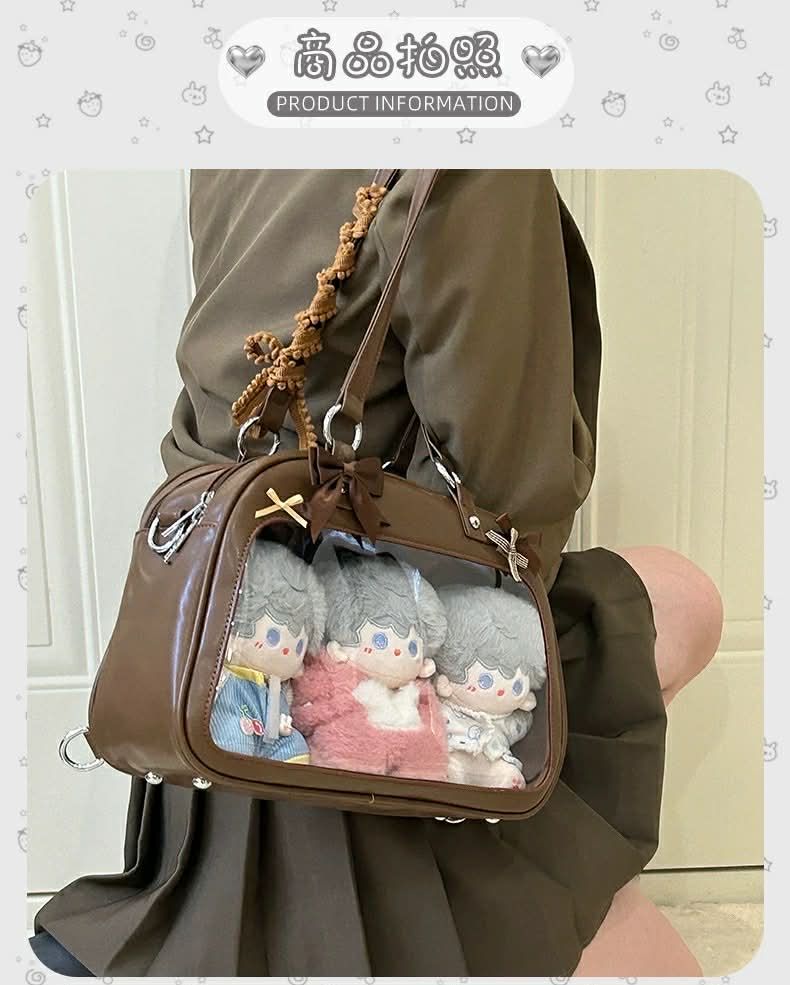 迷霧商店小貝果娃痛兩用背包-可放2隻20公分娃🥯