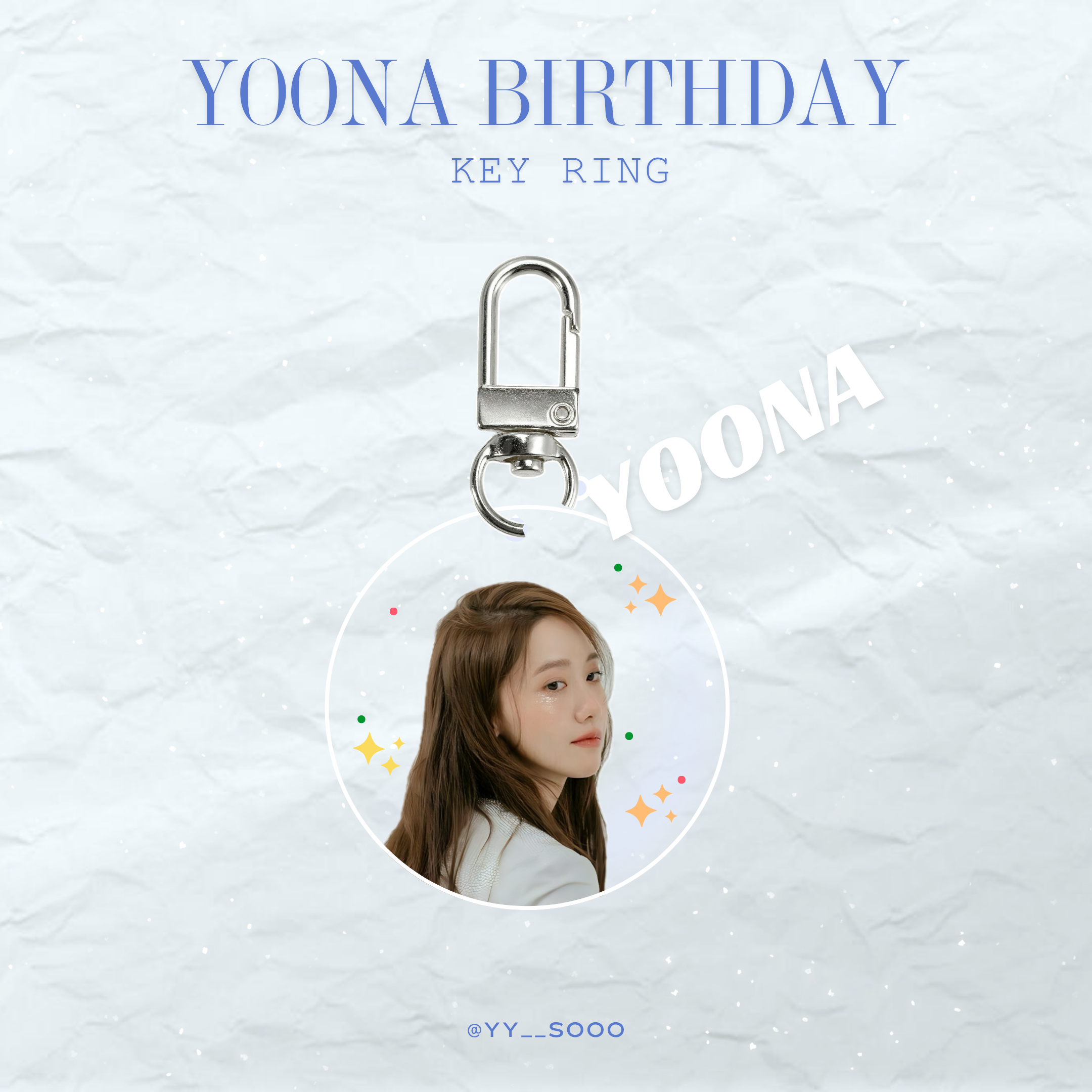 少女時代 允兒 林潤娥YOONA生日應援吊飾