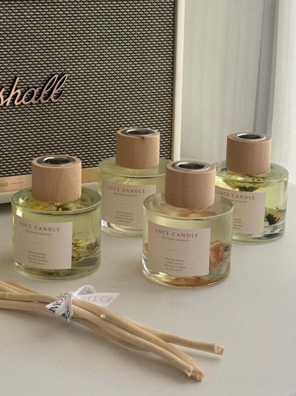 ✧*｡乾燥花擴香瓶✧*｡ 空間 臥室 居家香氛 擺設