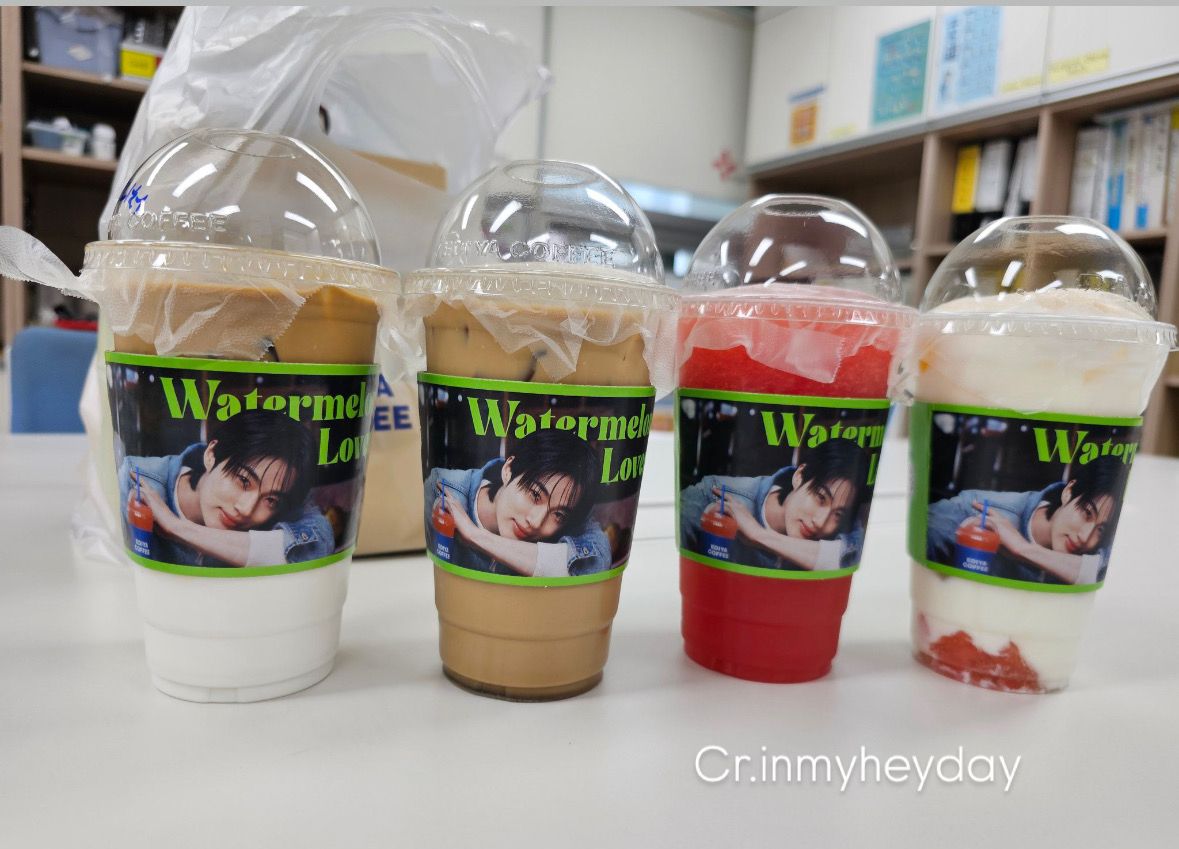 Ediya 邊佑錫 第四波杯套 西瓜杯套 邊邊