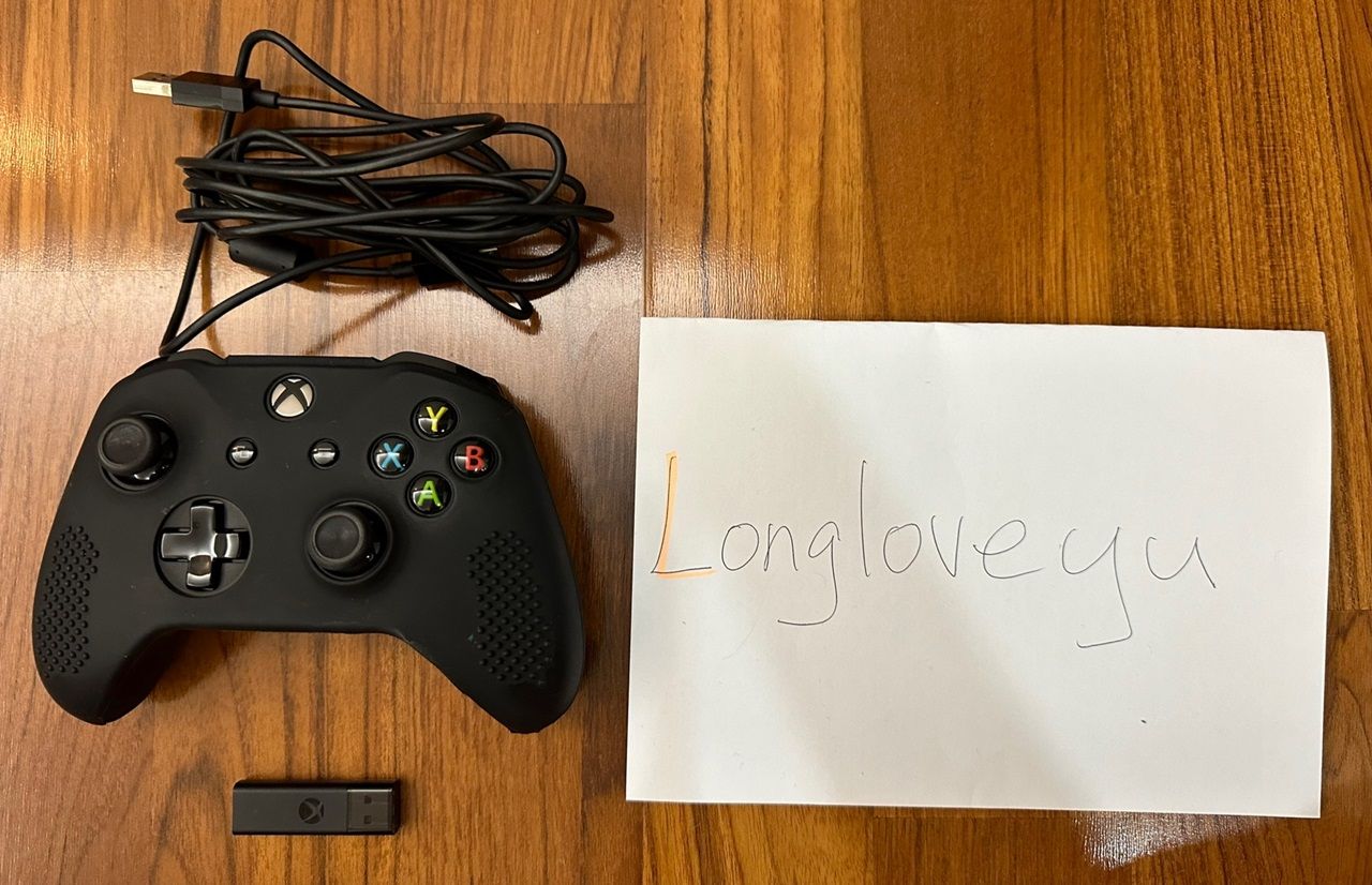 二手原廠 XBOX ONE手把+無限接收器