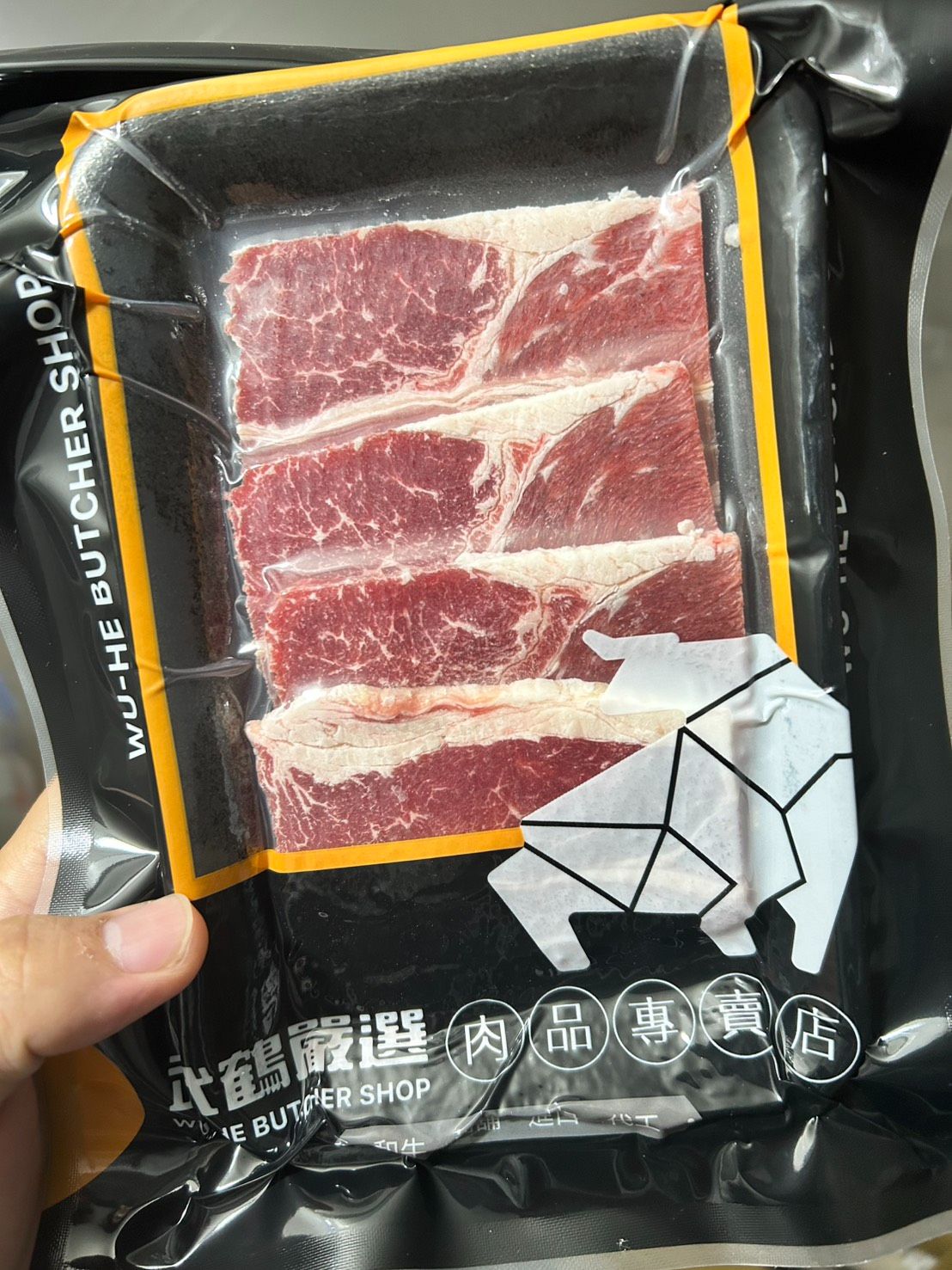 美國自然牛雪花燒肉片100克