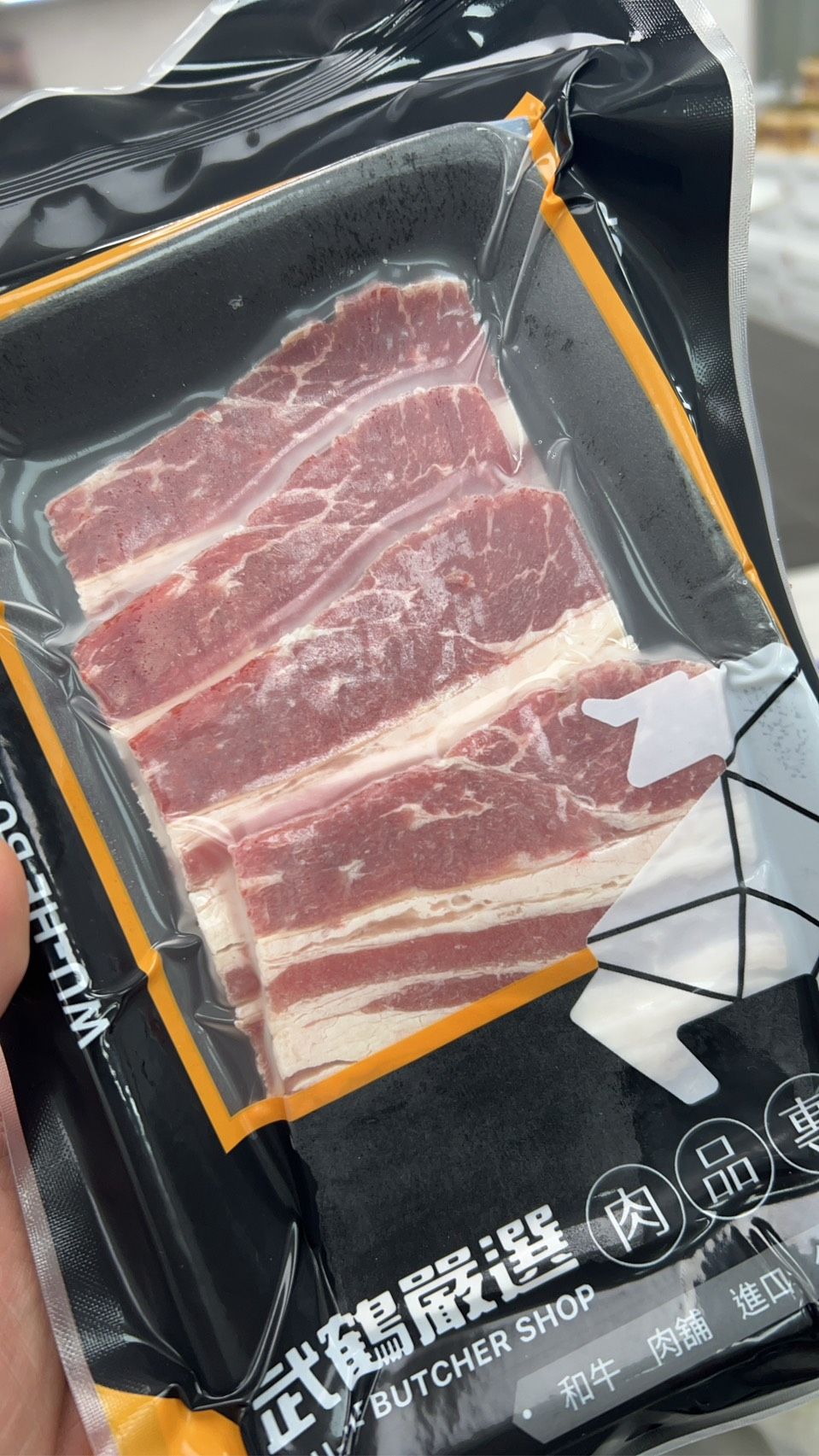 美國自然牛雪花燒肉片100克
