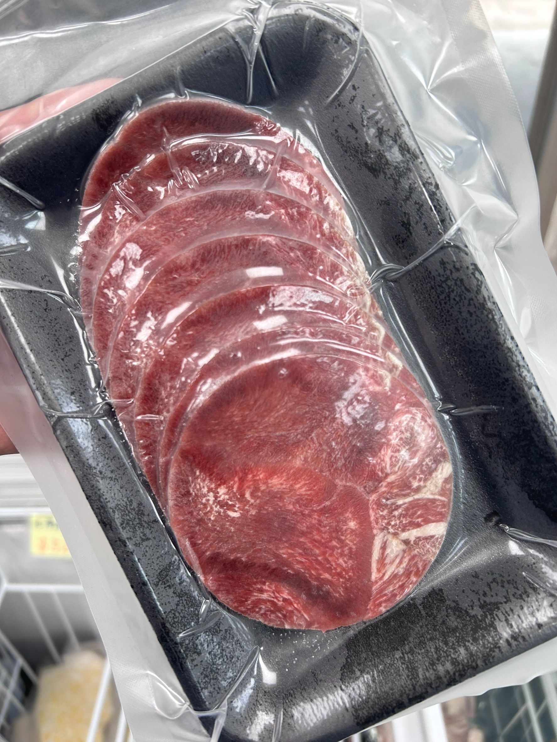 紐西蘭薄切牛舌100克+-10%（重組）