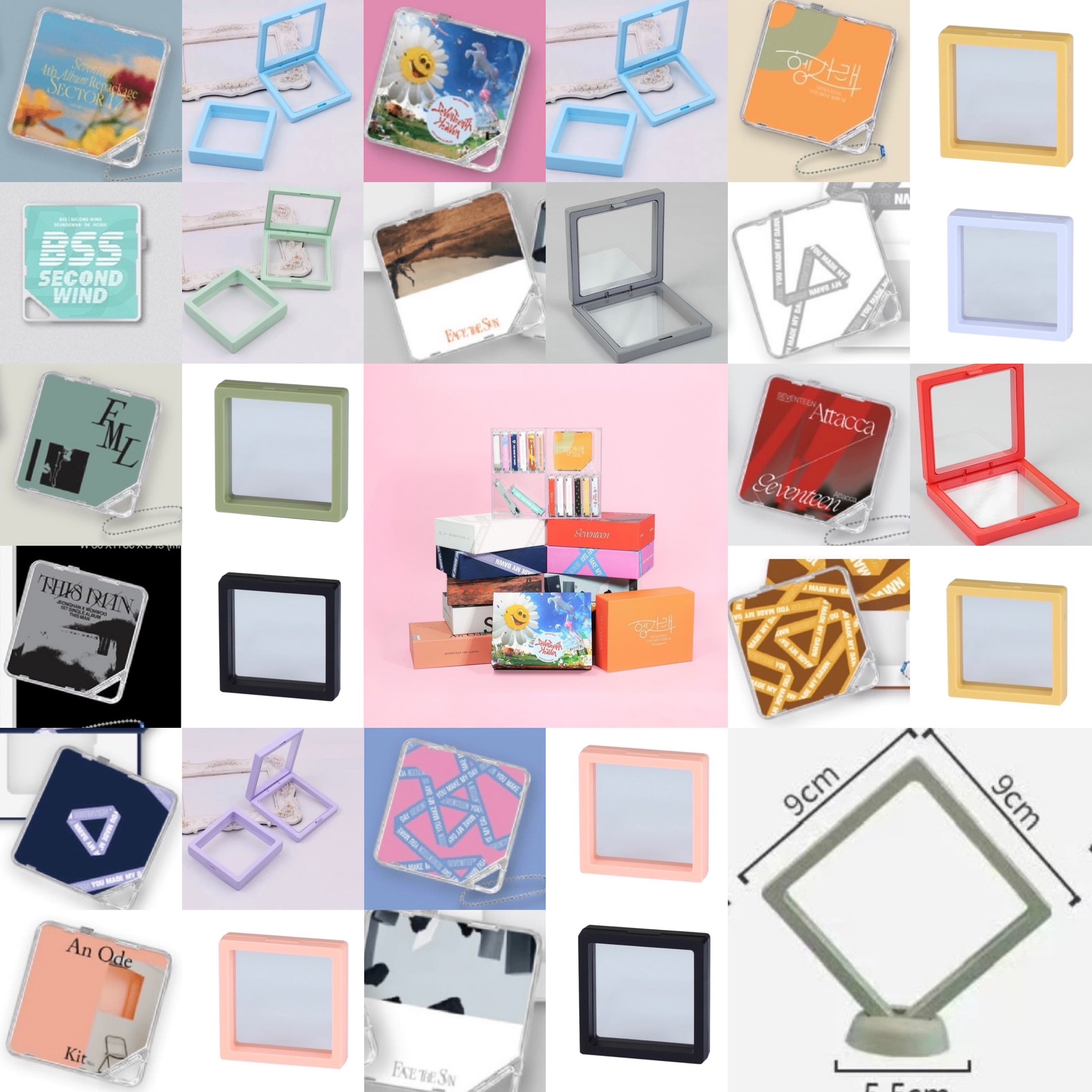 #現貨#薄膜展示盒+底座