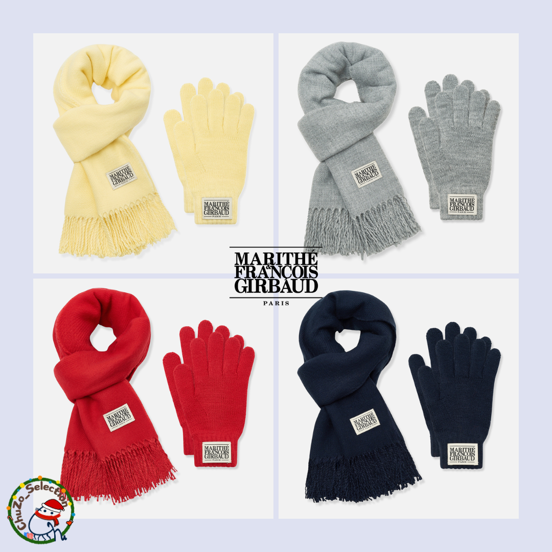 Marithe圍巾手套組合