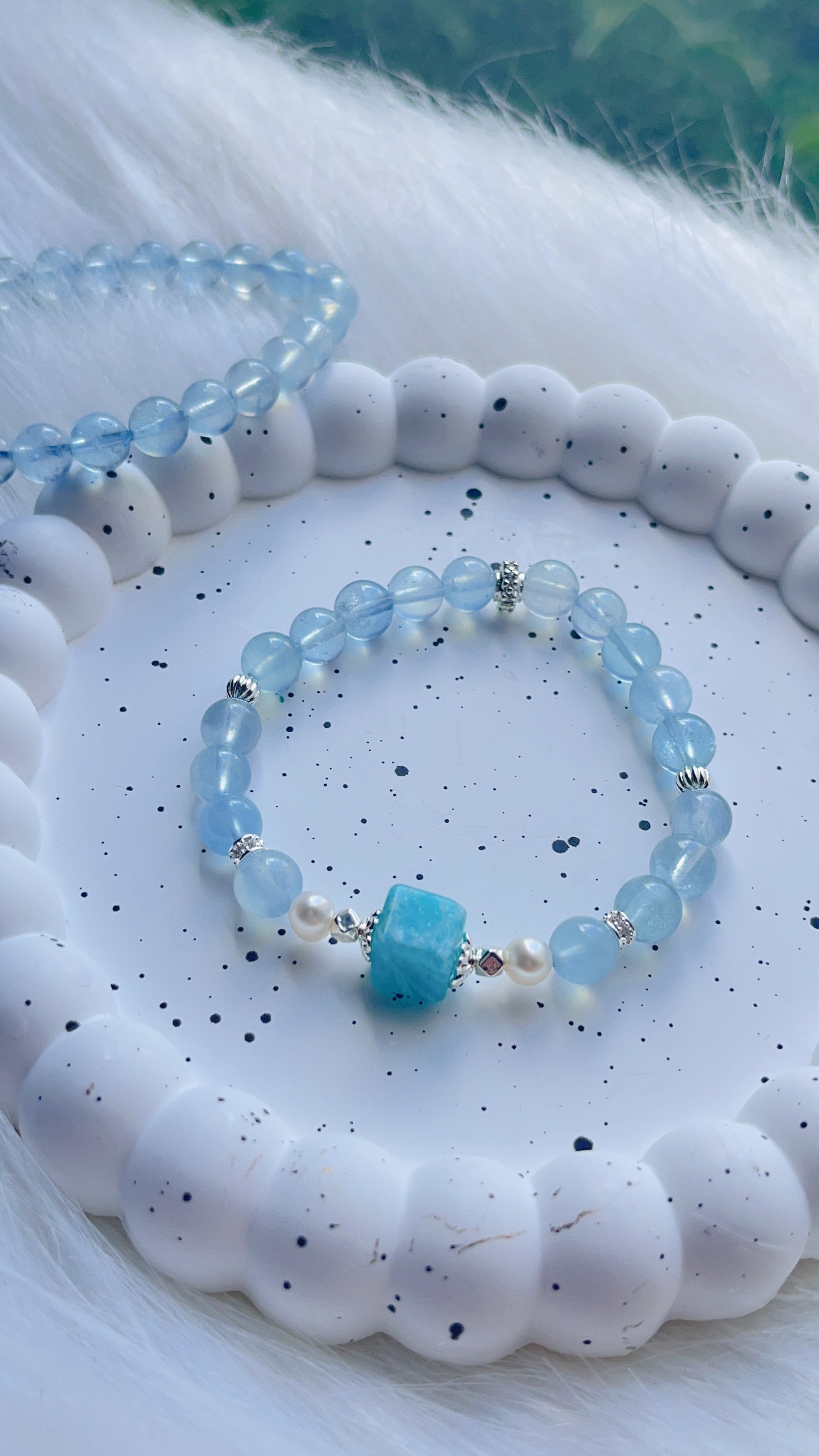 星光海藍寶碎冰冰＆天河石方糖