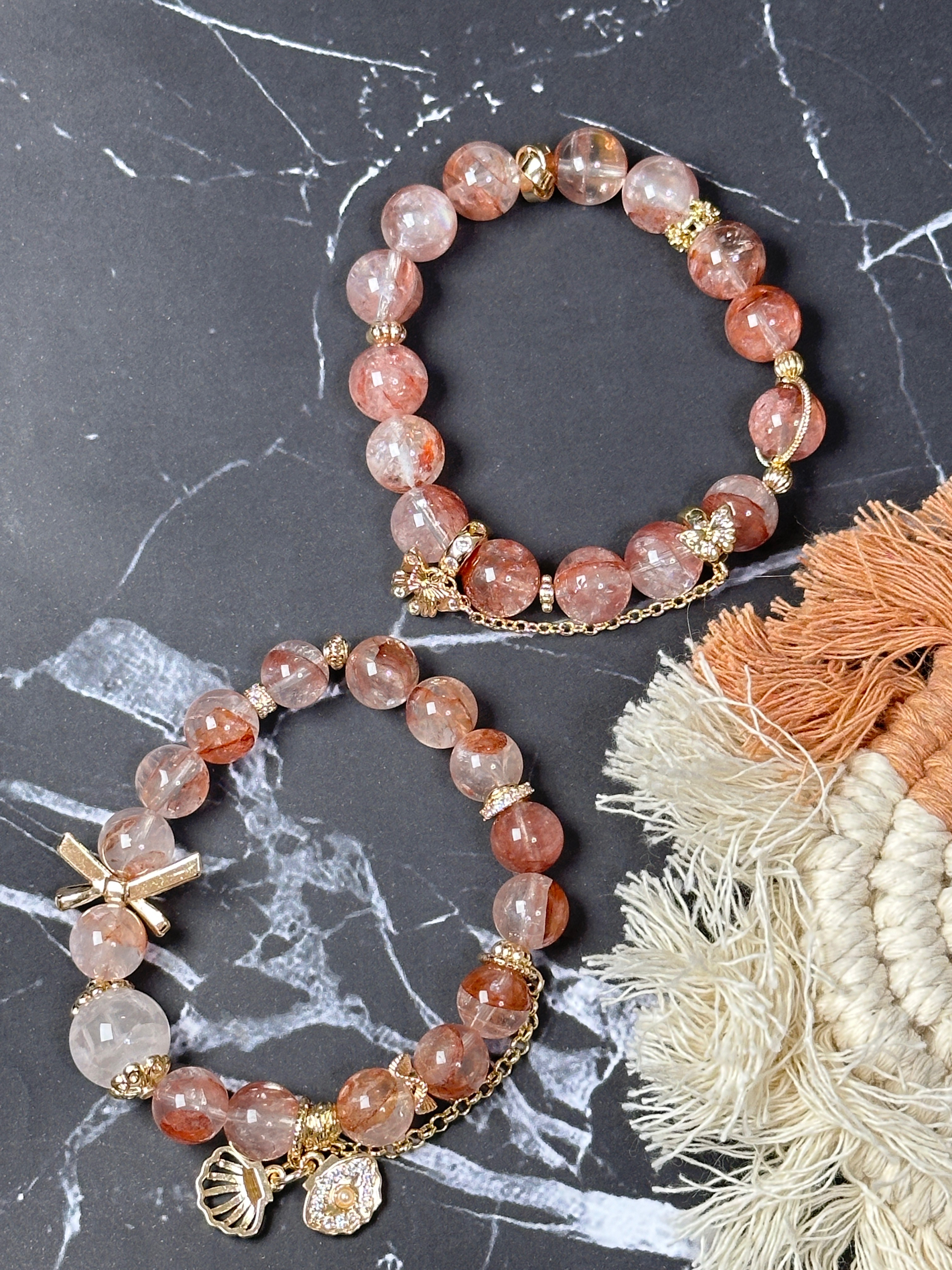 精品粉紫膠花阿塞設計款