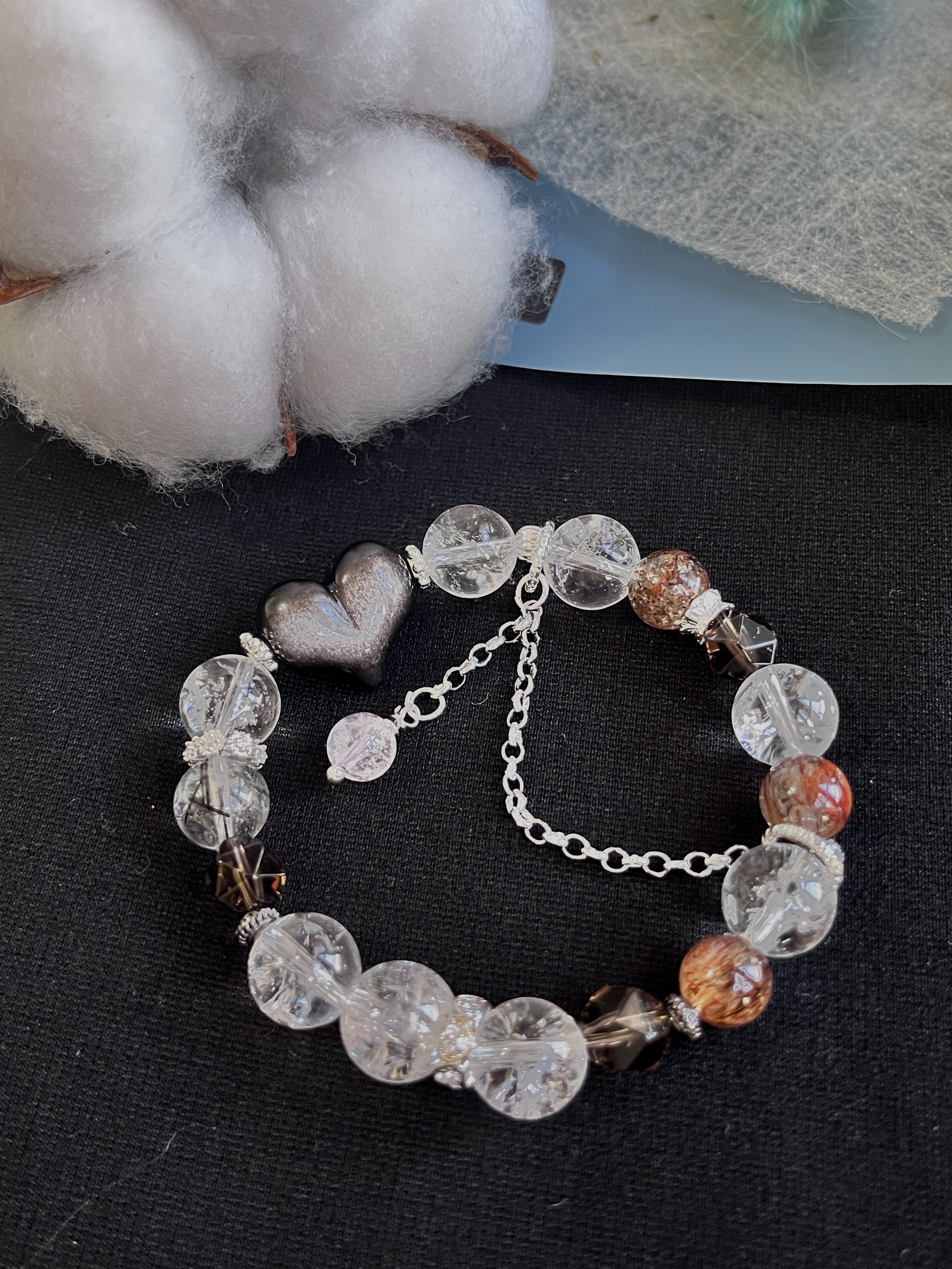 銀曜愛心x高品爆閃白阿塞｜設計款🖤