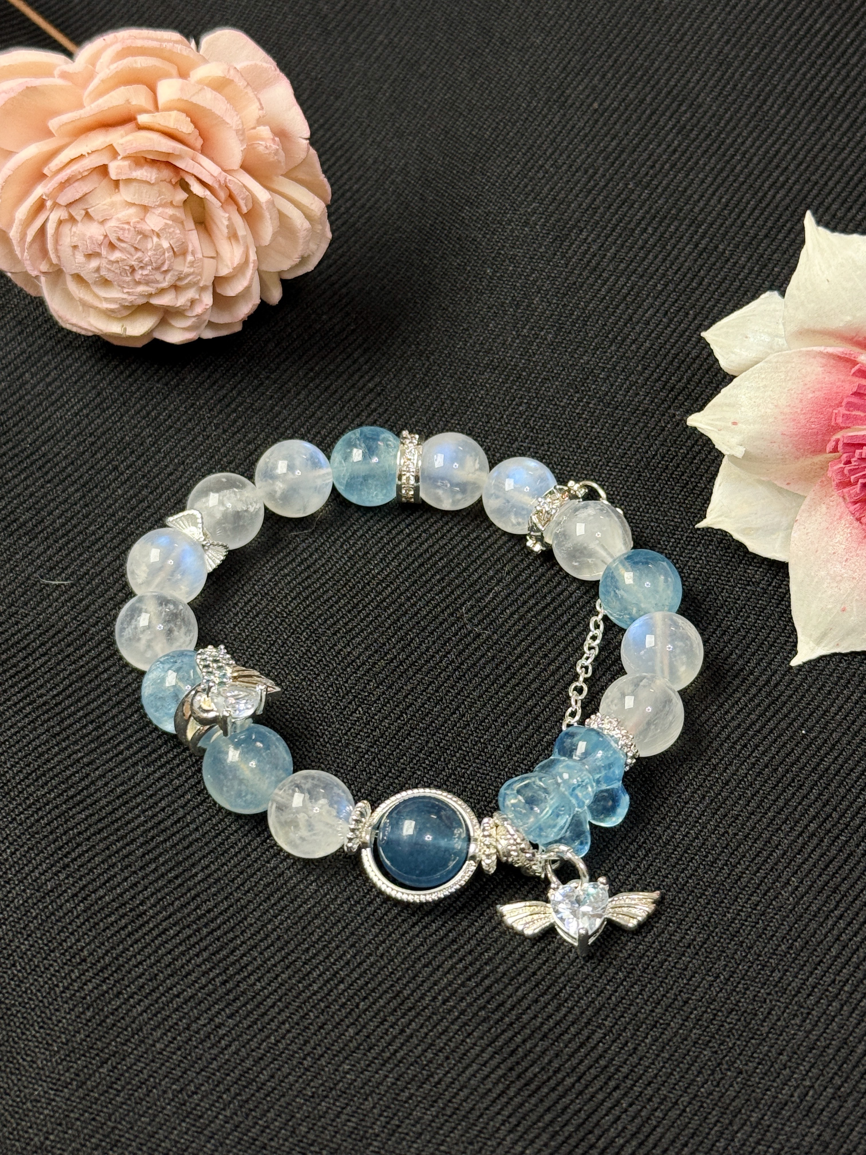 碎冰冰海藍寶x藍月光設計款