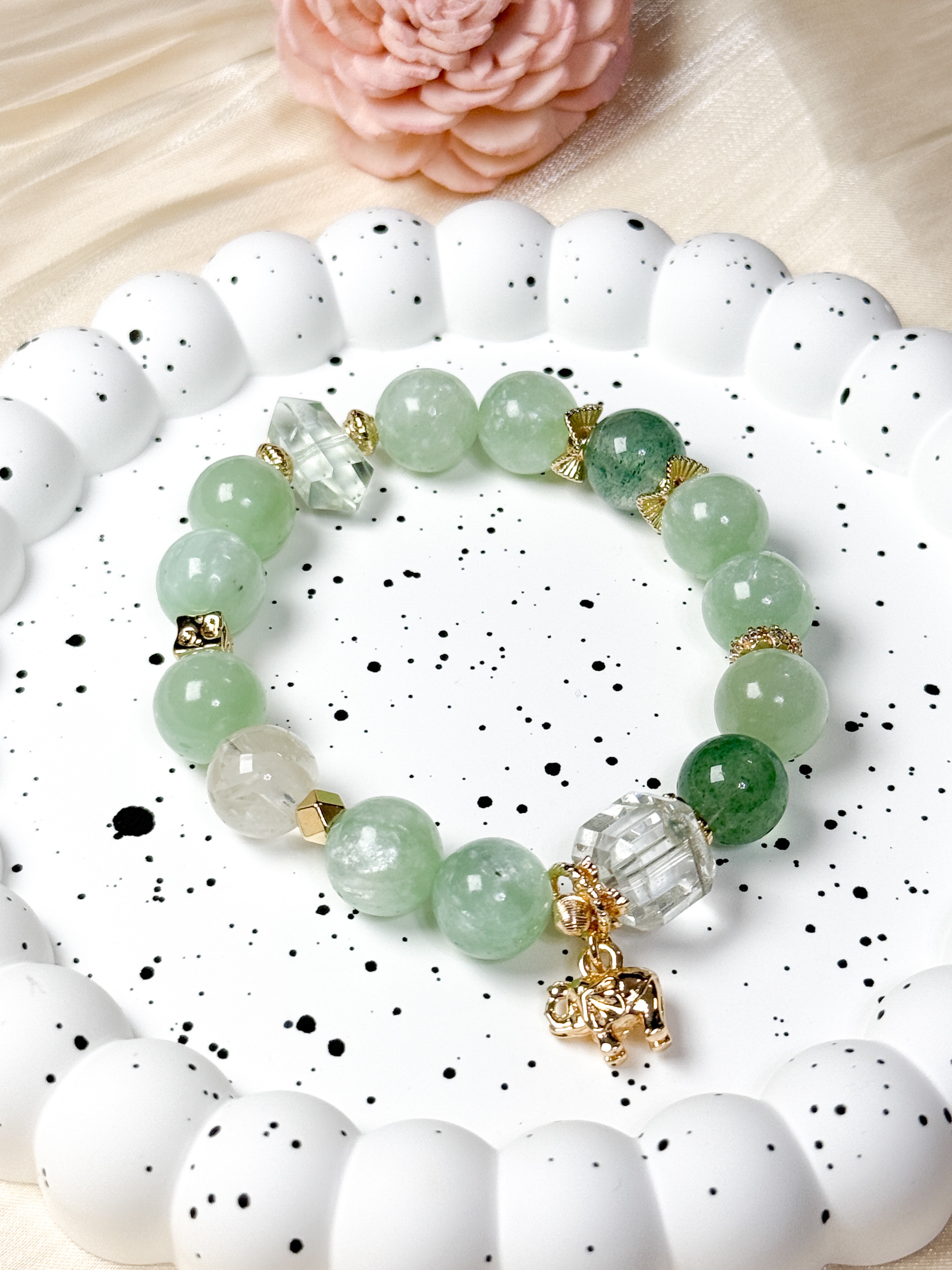 薄荷翠綠祖母晶