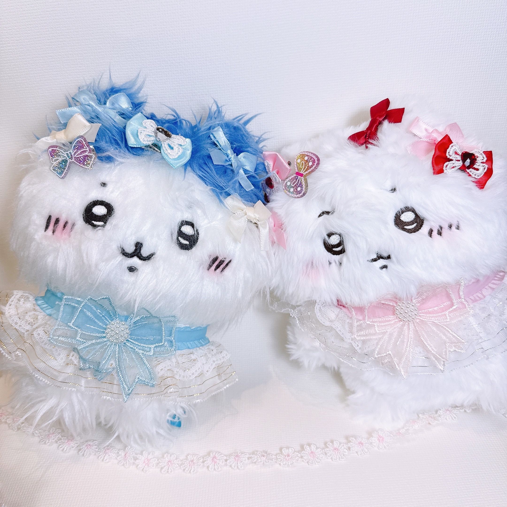 蝴蝶結蕾絲娃衣♥20公分娃用