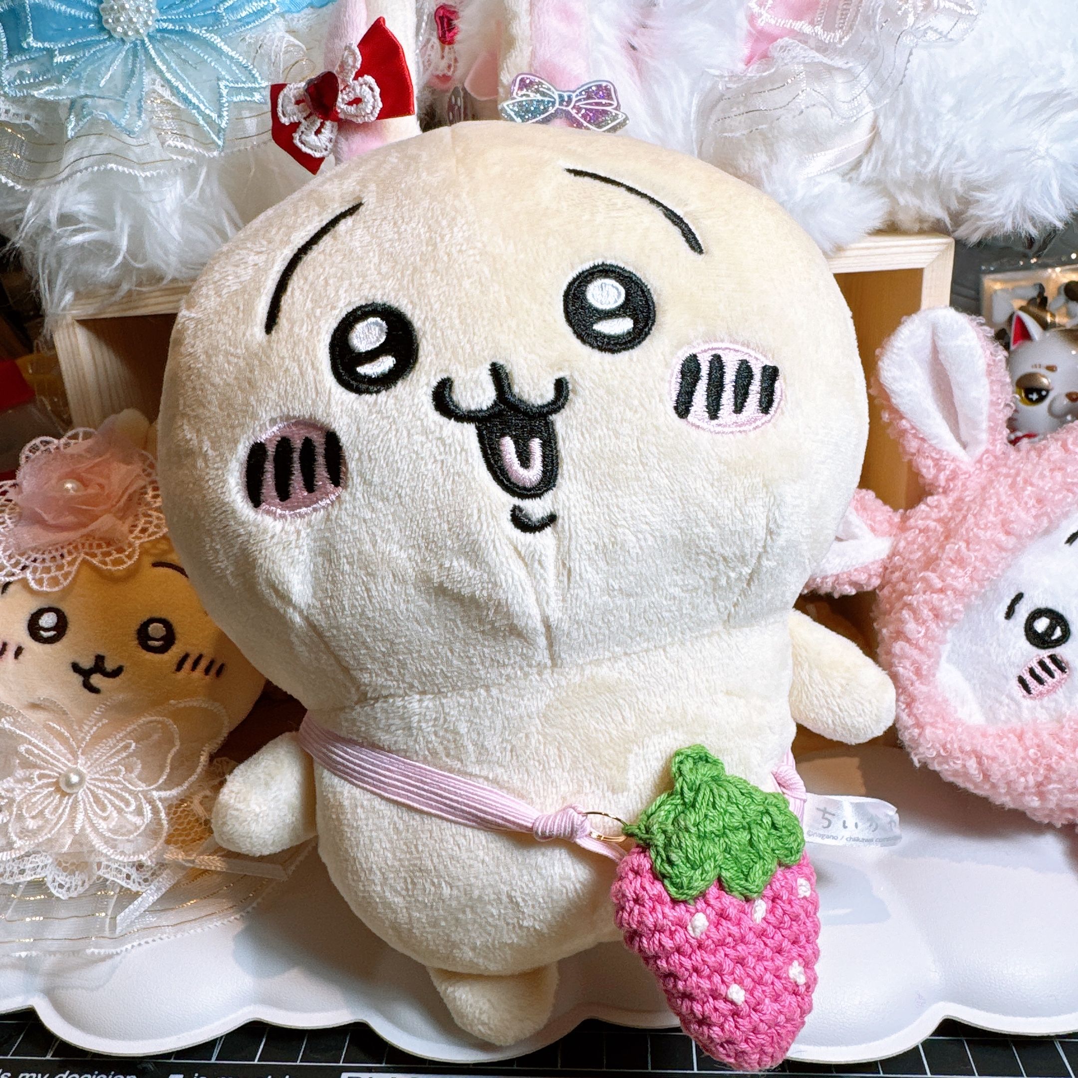 草莓背包♥20公分娃用