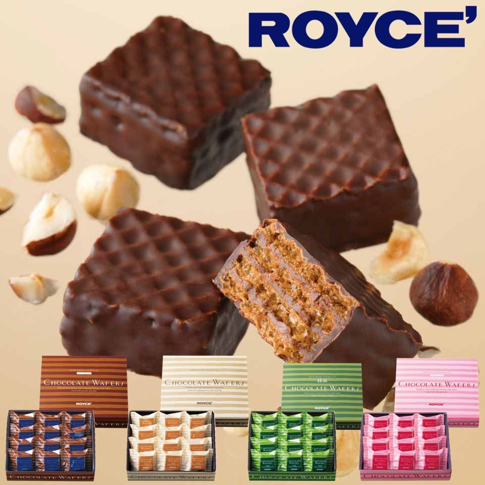 小怪獸日本代購🌸預購 週週到貨 ROYCE 巧克力千層酥 威化餅乾 千層派 餅乾 威化餅 榛果 抹茶 提拉米蘇 草莓
