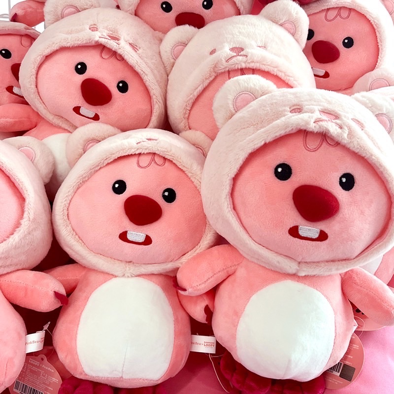Pink Bear 聯名 Loopy娃娃