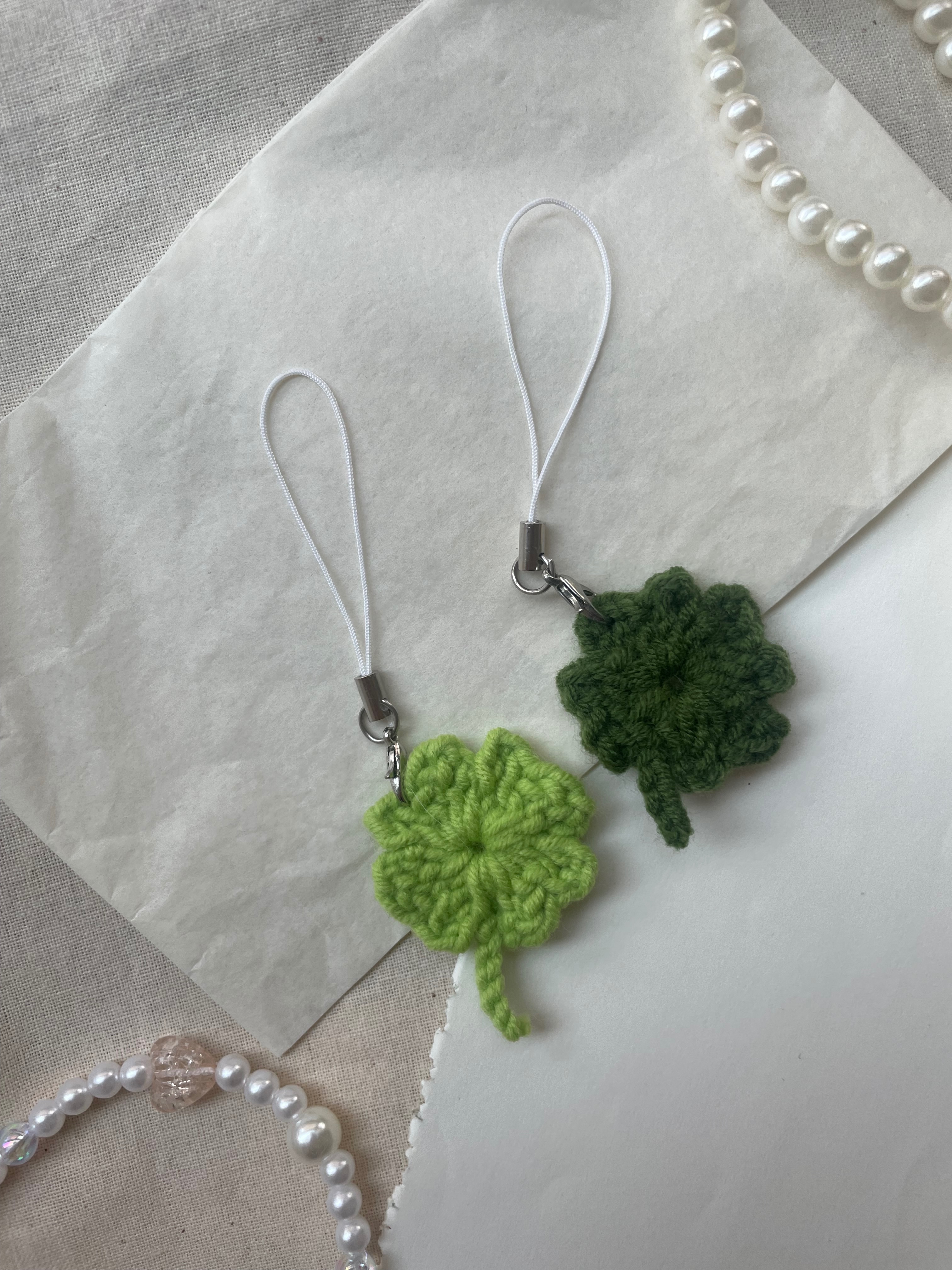 Luck 幸運草吊飾