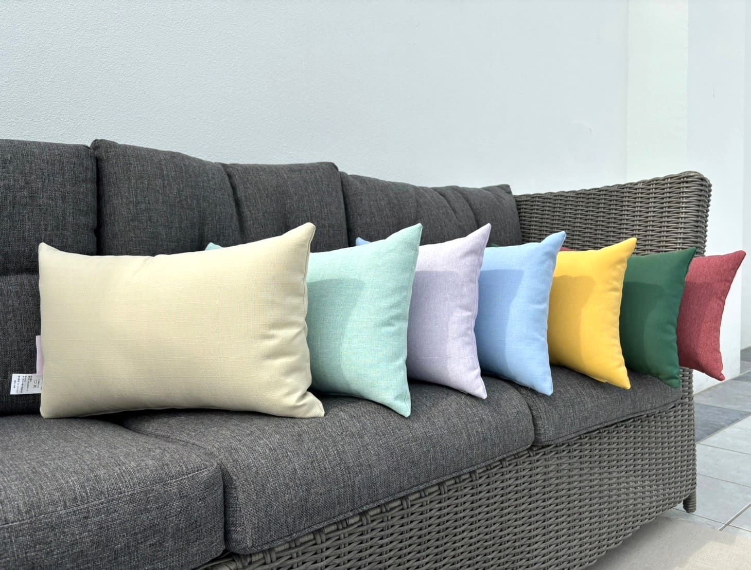 【台灣製 現貨 發票】素色 腰枕 48x30 素面 防潑水 長形 方形 靠枕 靠背 枕 腰枕 墊 枕套 枕芯 居家 戶外