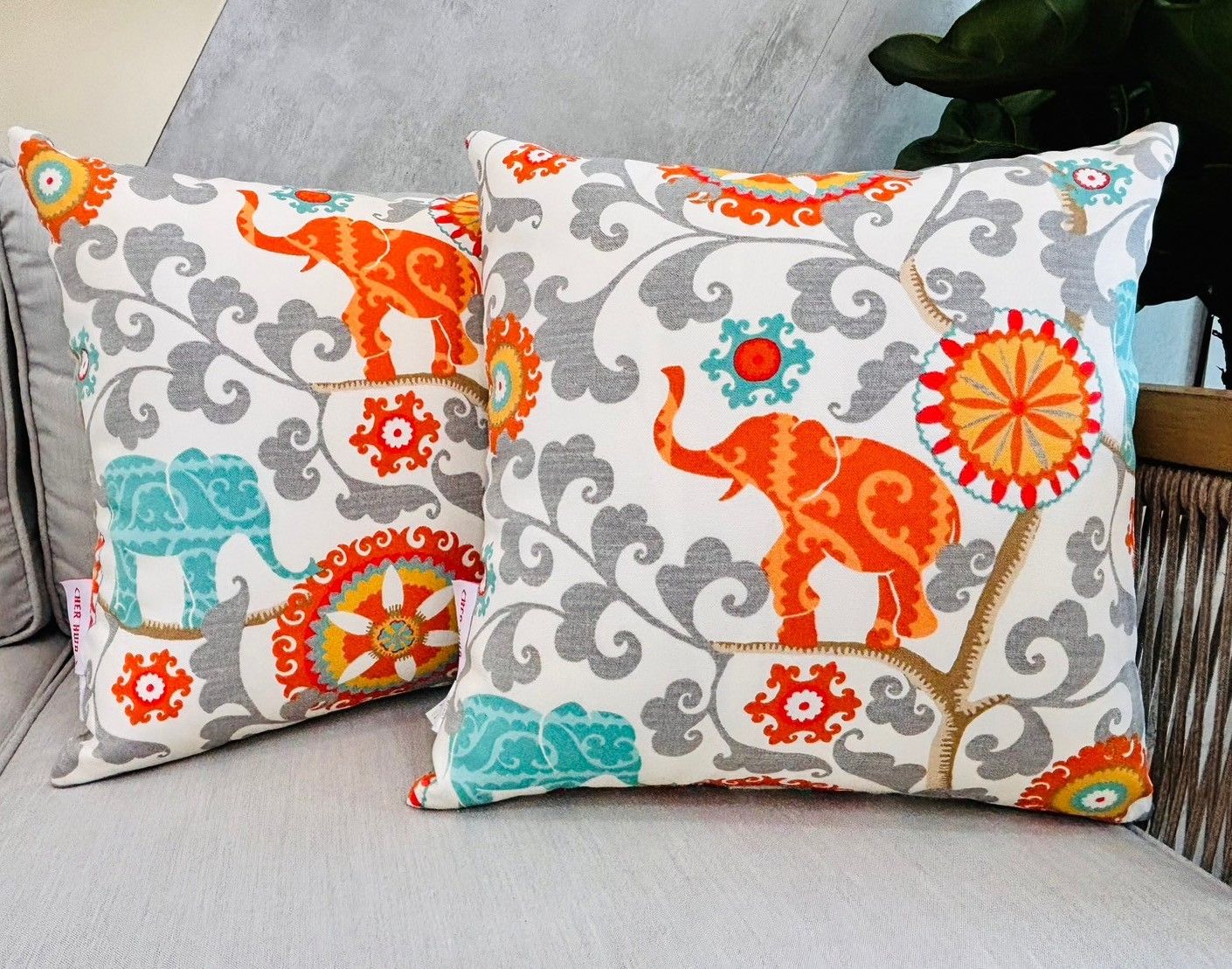 【台灣製 現貨 發票】花花 抱枕 腰枕 45x45  48x30 防潑水 長形 方形 靠枕 靠背枕 枕套 枕芯【單顆】