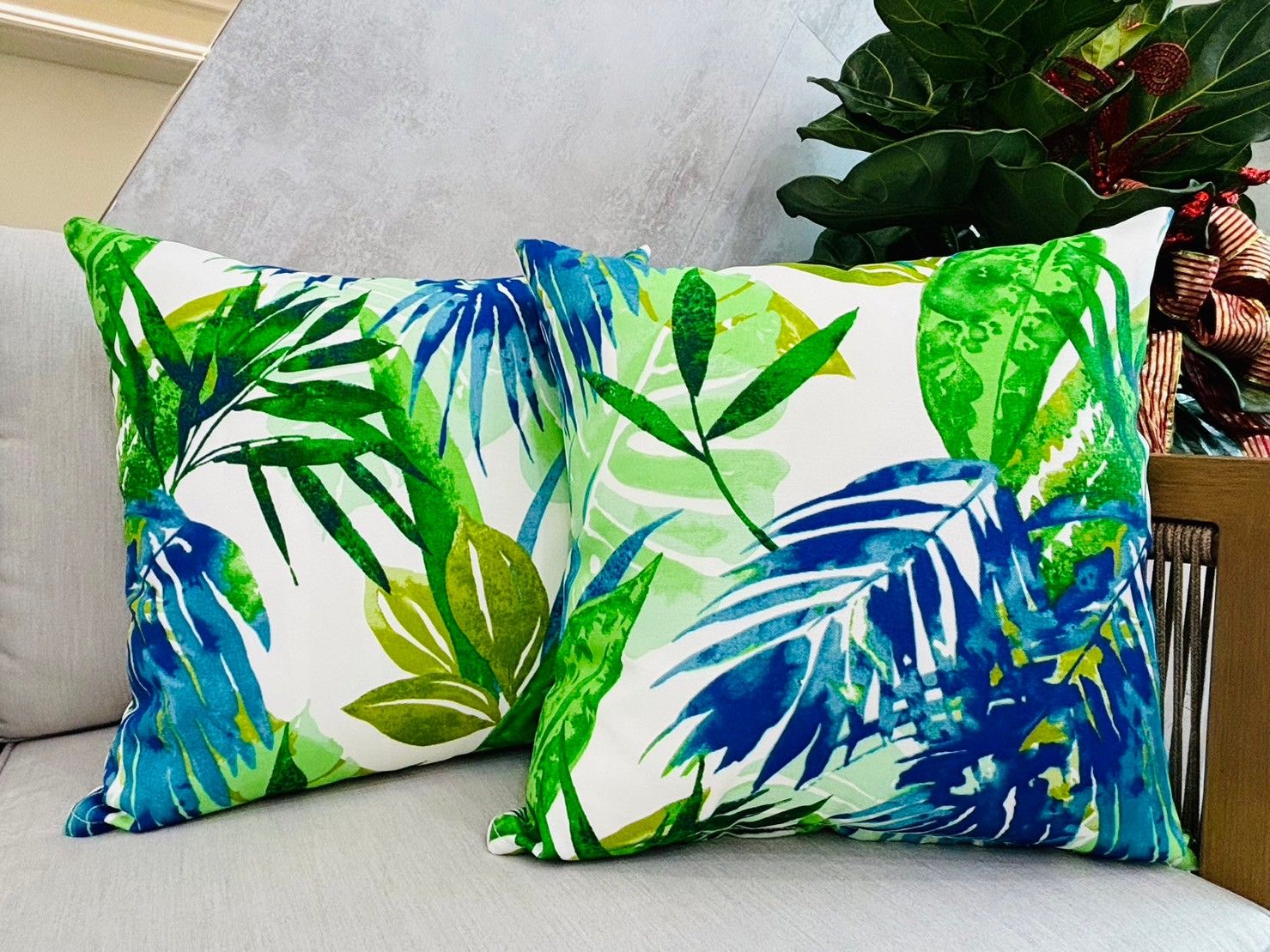 【台灣製 現貨】叢林系 抱枕 腰枕 45x45  48x30 防潑水 長形 方形 靠枕 靠背枕 枕套 枕芯【單顆】