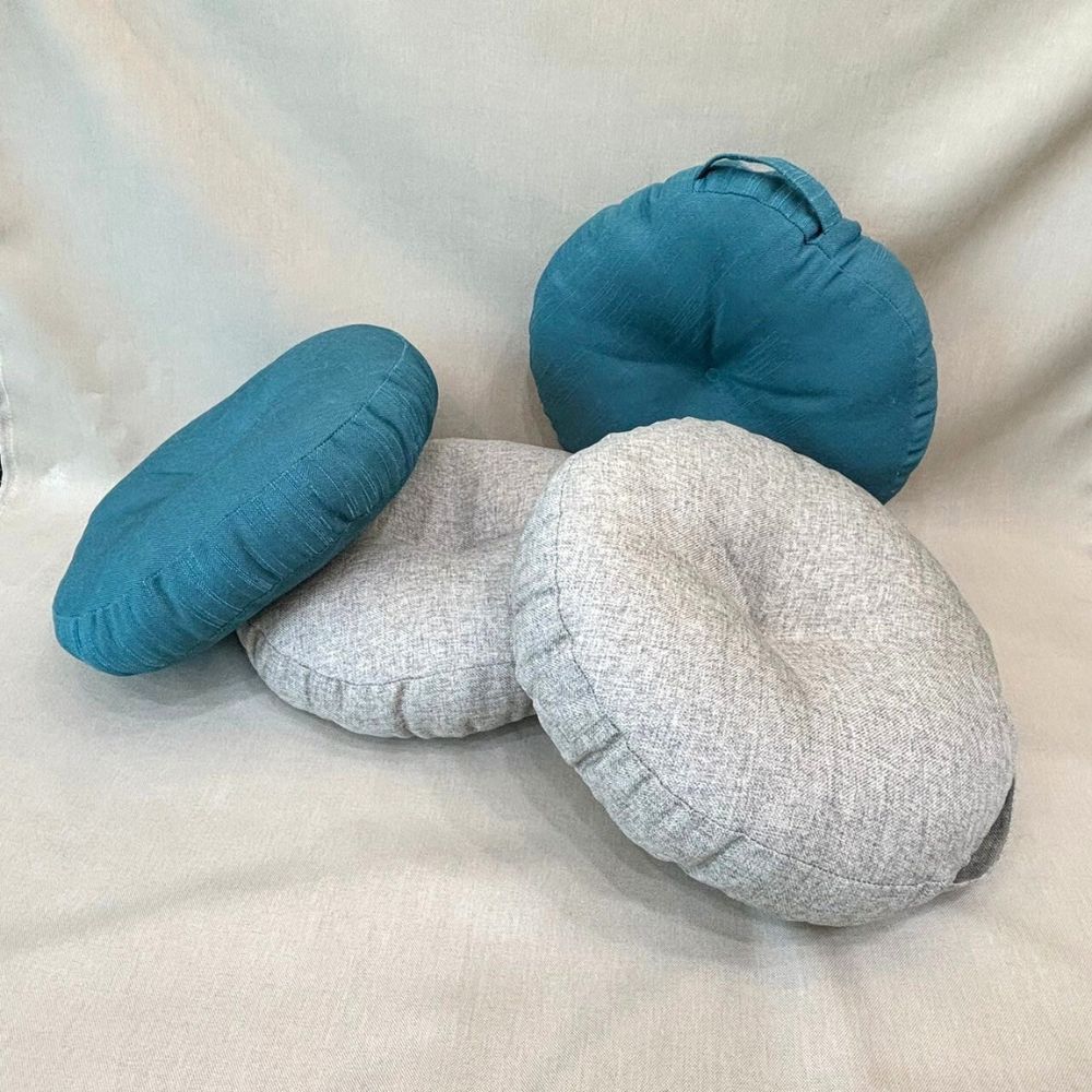 【台灣製 現貨 發票】日式 坐墊 塌塌米 墊 懶人墊 打坐墊 圓形 座墊 防潑水 野餐 辦公 坐墊 餐桌 椅墊