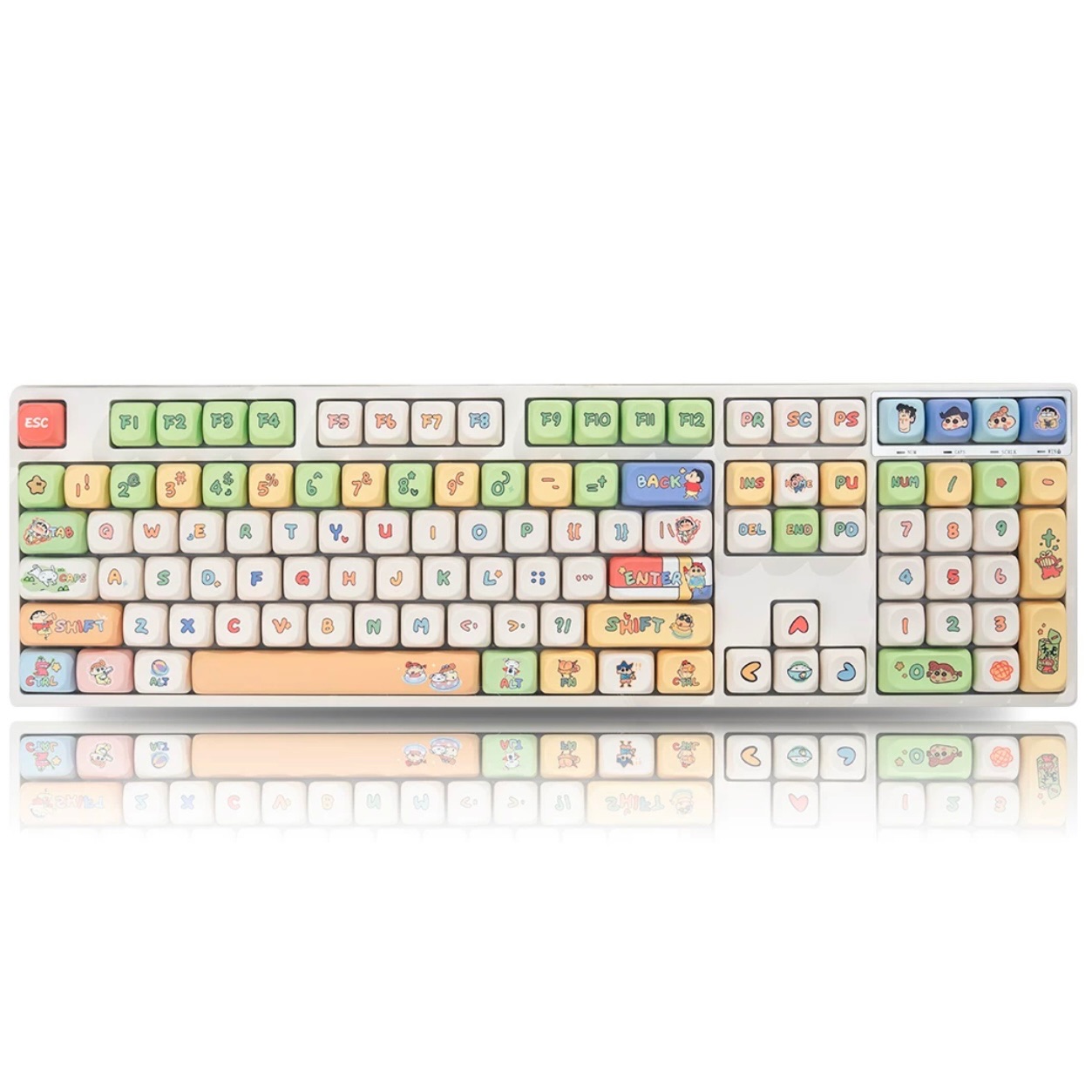 ⌨️蠟筆小新藍牙機械鍵盤💻