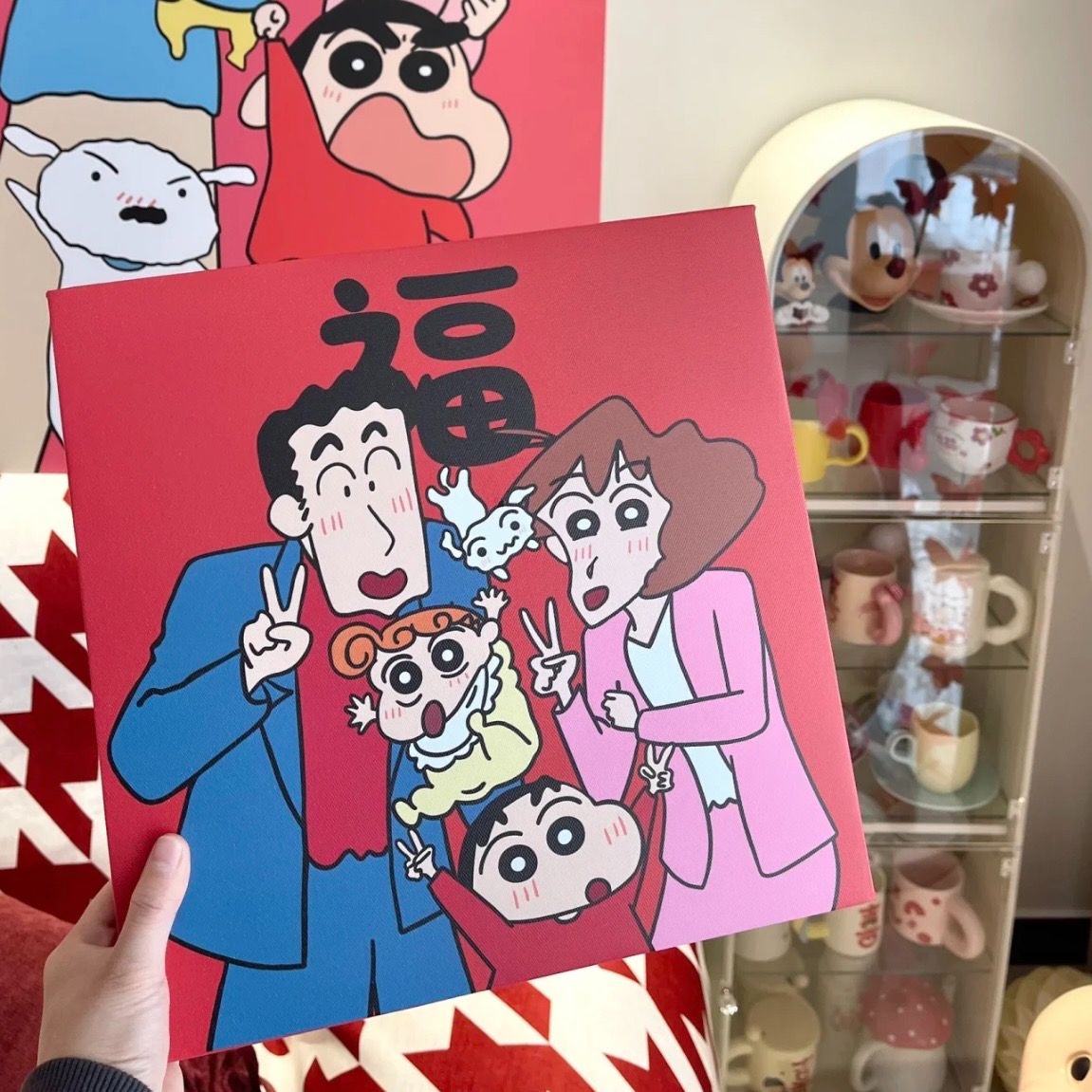 🧨蠟筆小新新年無框畫🎆