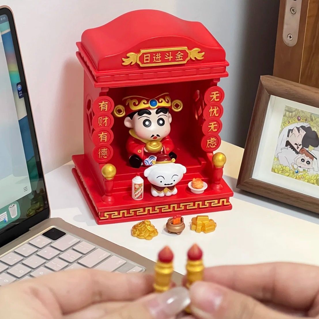 🧧蛇年限定款🧨 ༘ 手工訂製財神小新⛩┈╮