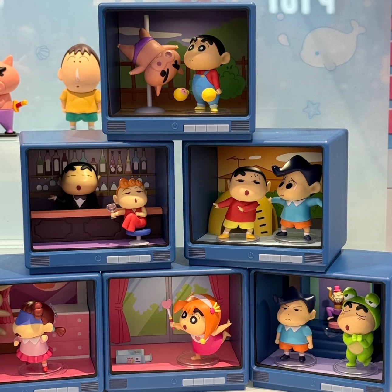 📺蠟筆小新復古電視機盲盒
