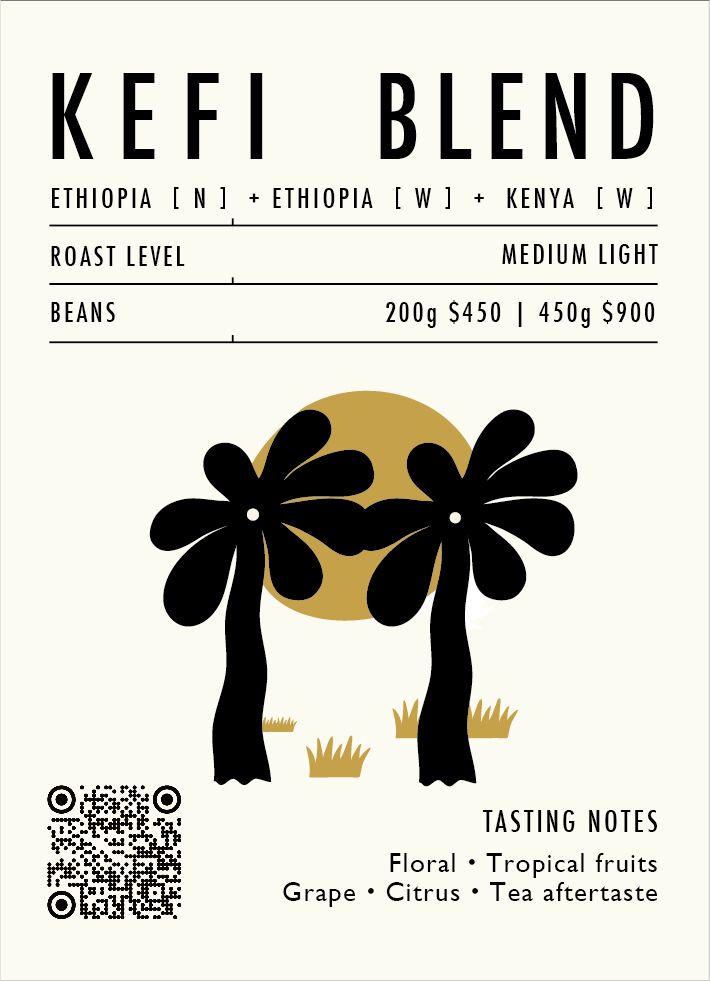 KEFI   BLEND ｜ 淺中焙｜義式配方豆-淺中焙配方｜手沖咖啡