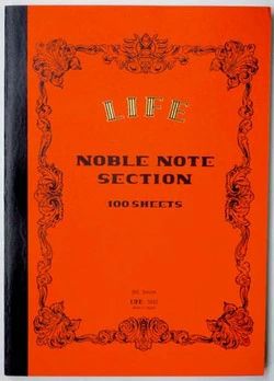 ⎪厭物日.studio⎪日本 LIFE Noble B5 經典筆記本（方格N32 空白N35 橫線N38 可選）