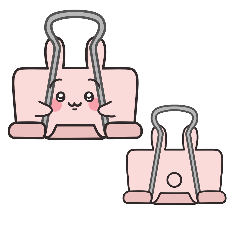 兔兔壓克力夾子