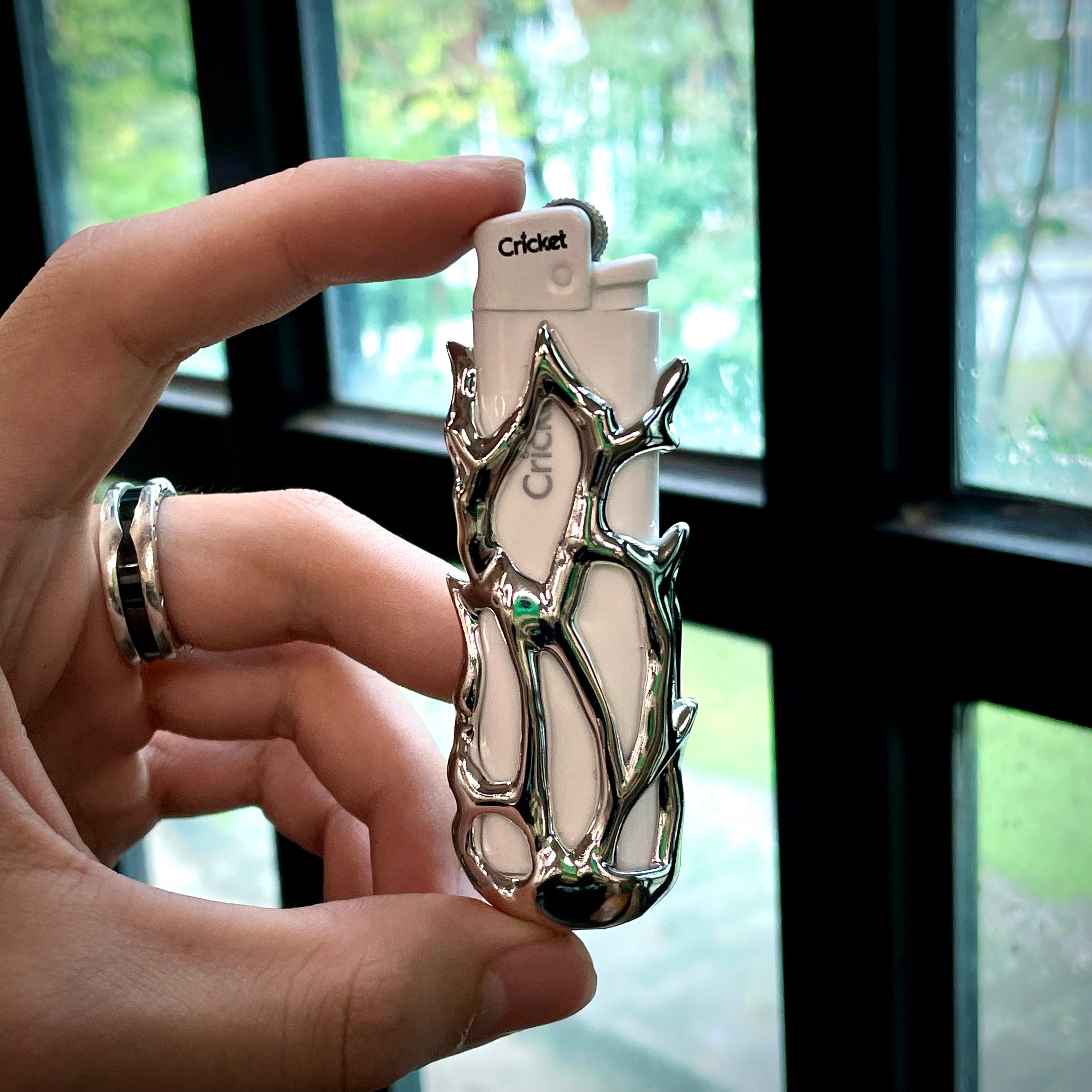 一般版打火機殼 Bapca Lighter Case 01 ｜鍍銀