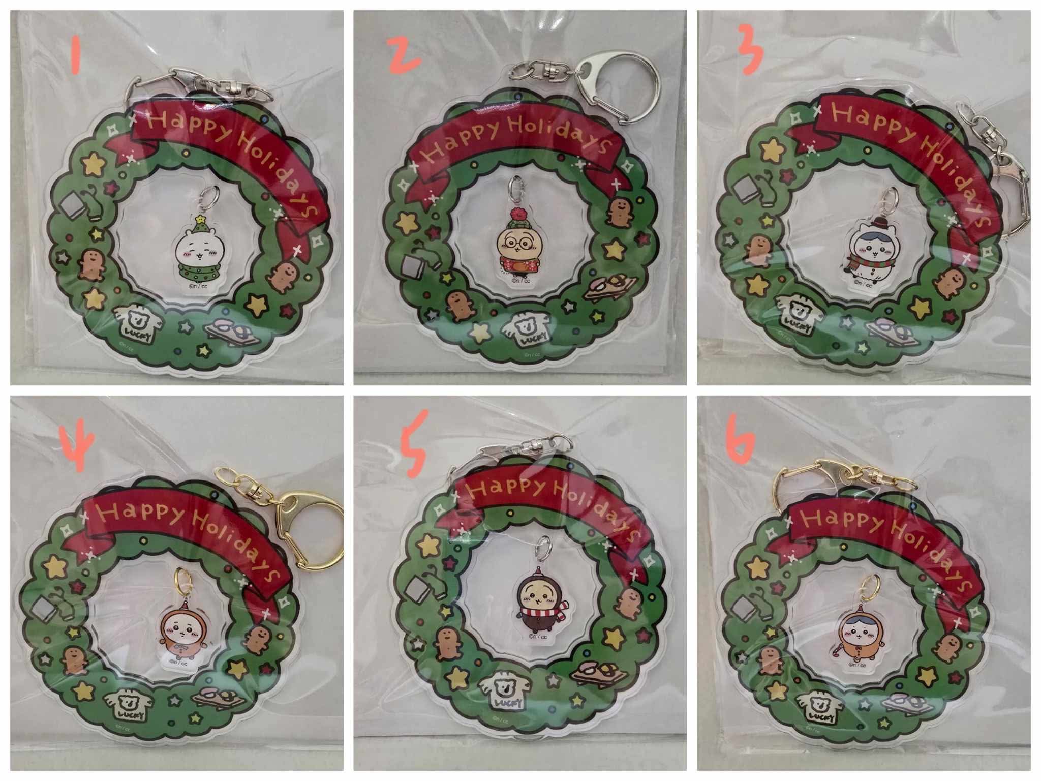 Happy holidays 吊飾