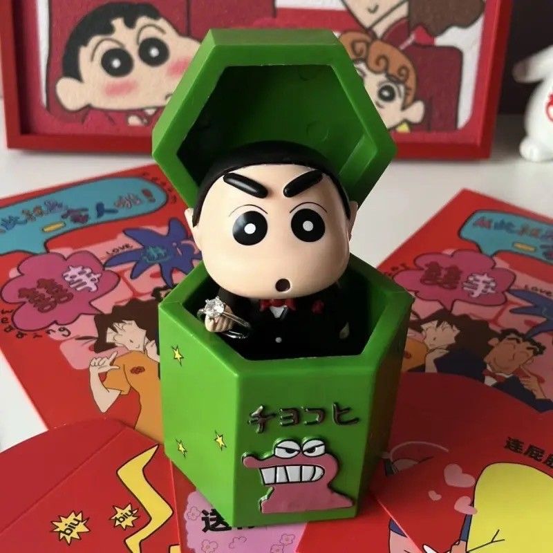 💍蠟筆小新浪漫紳士戒指盒💍